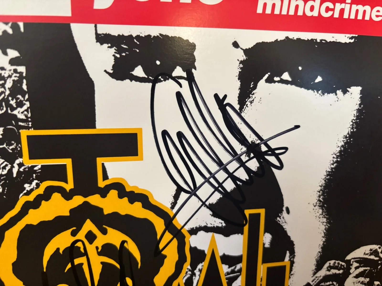 QUEENSYRCHE SIGNED AUTOGRAPHED LP VINYL OPERATION MINDCRIME X2 EDDIE & MIKE RARE, изображение 2