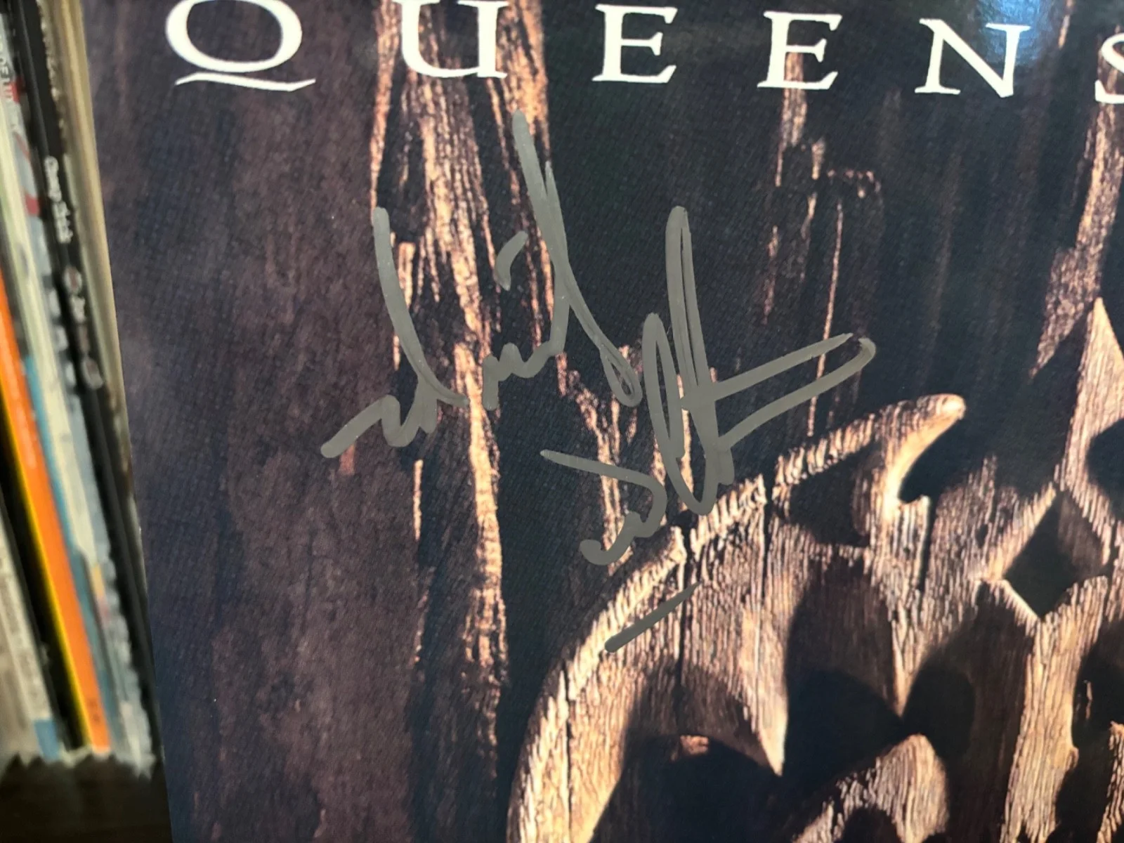 QUEENSYRCHE SIGNED AUTOGRAPHED I AM I 12X12 ALBUM PHOTO FLAT X3 GEOFF TATE WHIP, image 2