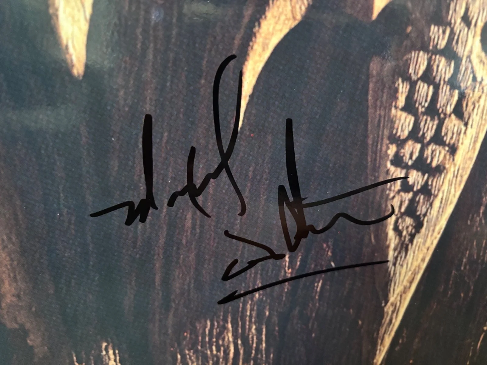 QUEENSYRCHE SIGNED AUTOGRAPHED GOLD LP VINYL I AM I RARE X3 GEOFF TATE WHIP ED, изображение 4