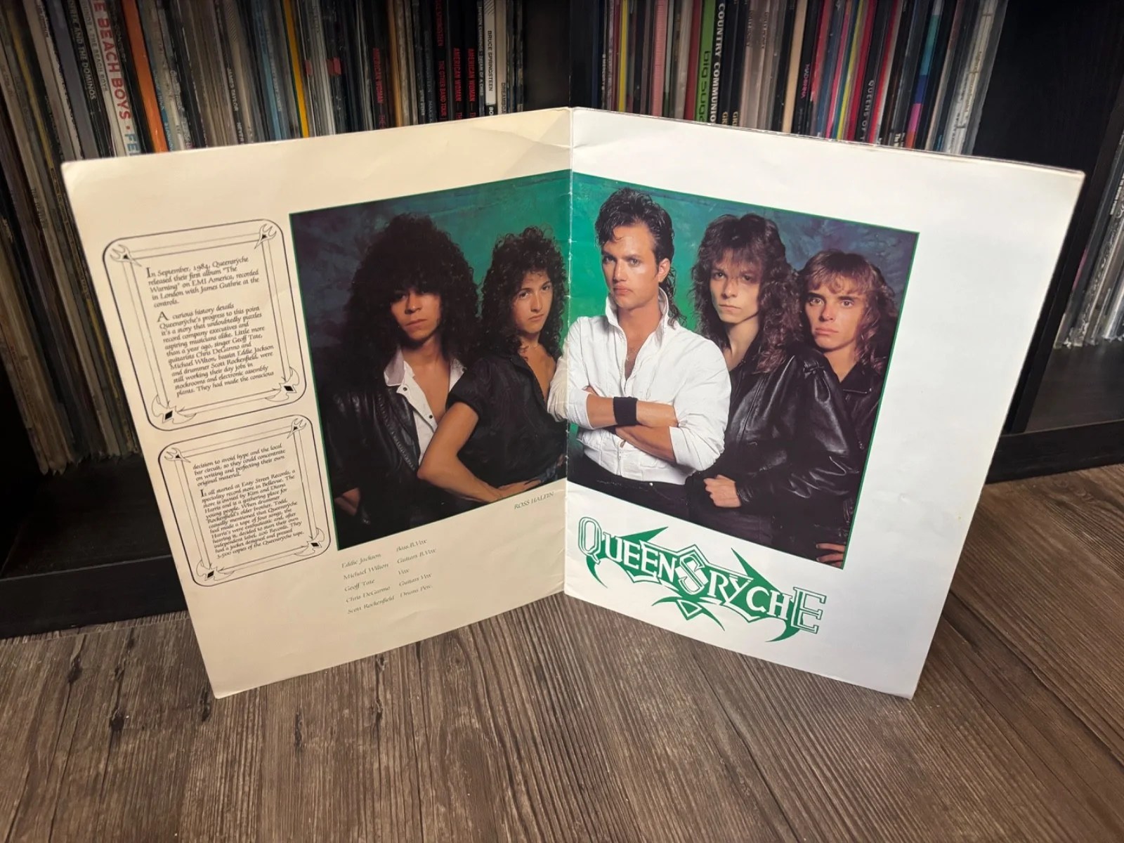 QUEENSYRCHE SIGNED AUTOGRAPHED ORIGINAL WARNING TOUR PROGRAM X3 TATE WHIP EDDIE, image 3