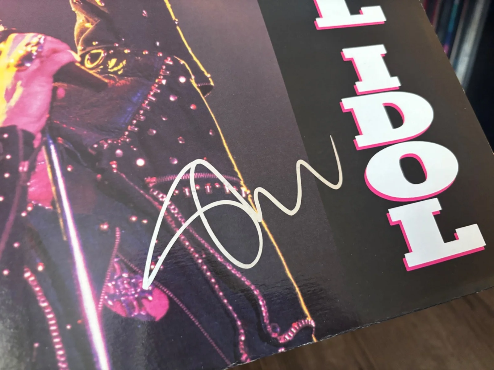 BILLY IDOL LP VINYL VITAL IDOL SIGNED AUTOGRAPHED STEVE STEVENS RARE IN PERSON, image 2