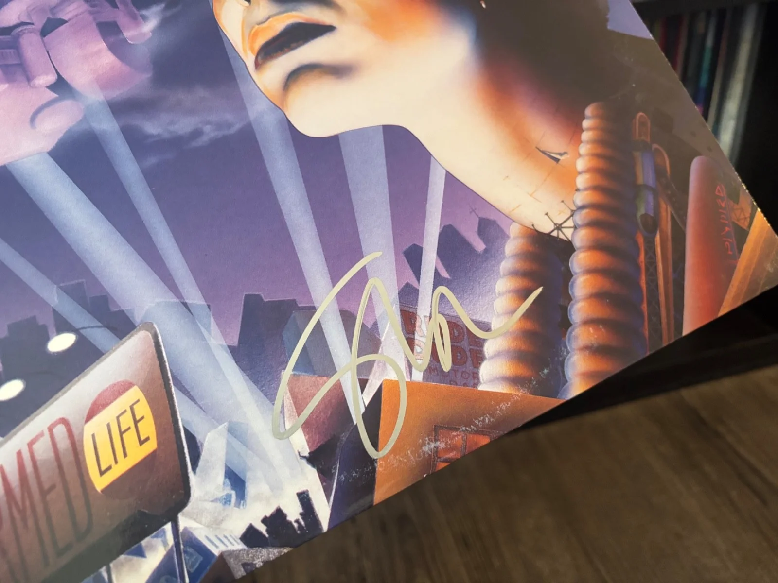BILLY IDOL LP VINYL CHARMED LIFE SIGNED AUTOGRAPHED STEVE STEVENS RARE METAL, изображение 2