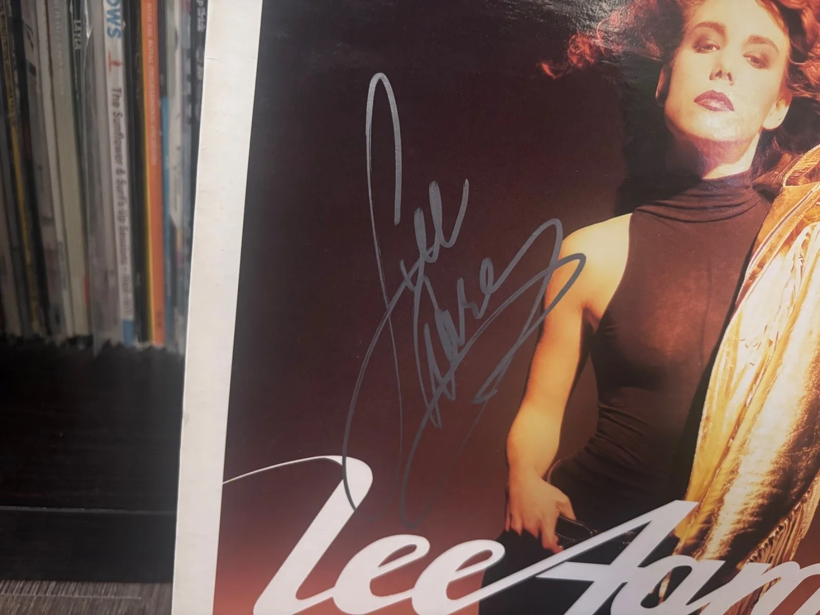 LEE AARON SIGNED AUTOGRAPHED LP VINYL SELF TITLED RARE METAL QUEEN 80'S LEGEND, image 2
