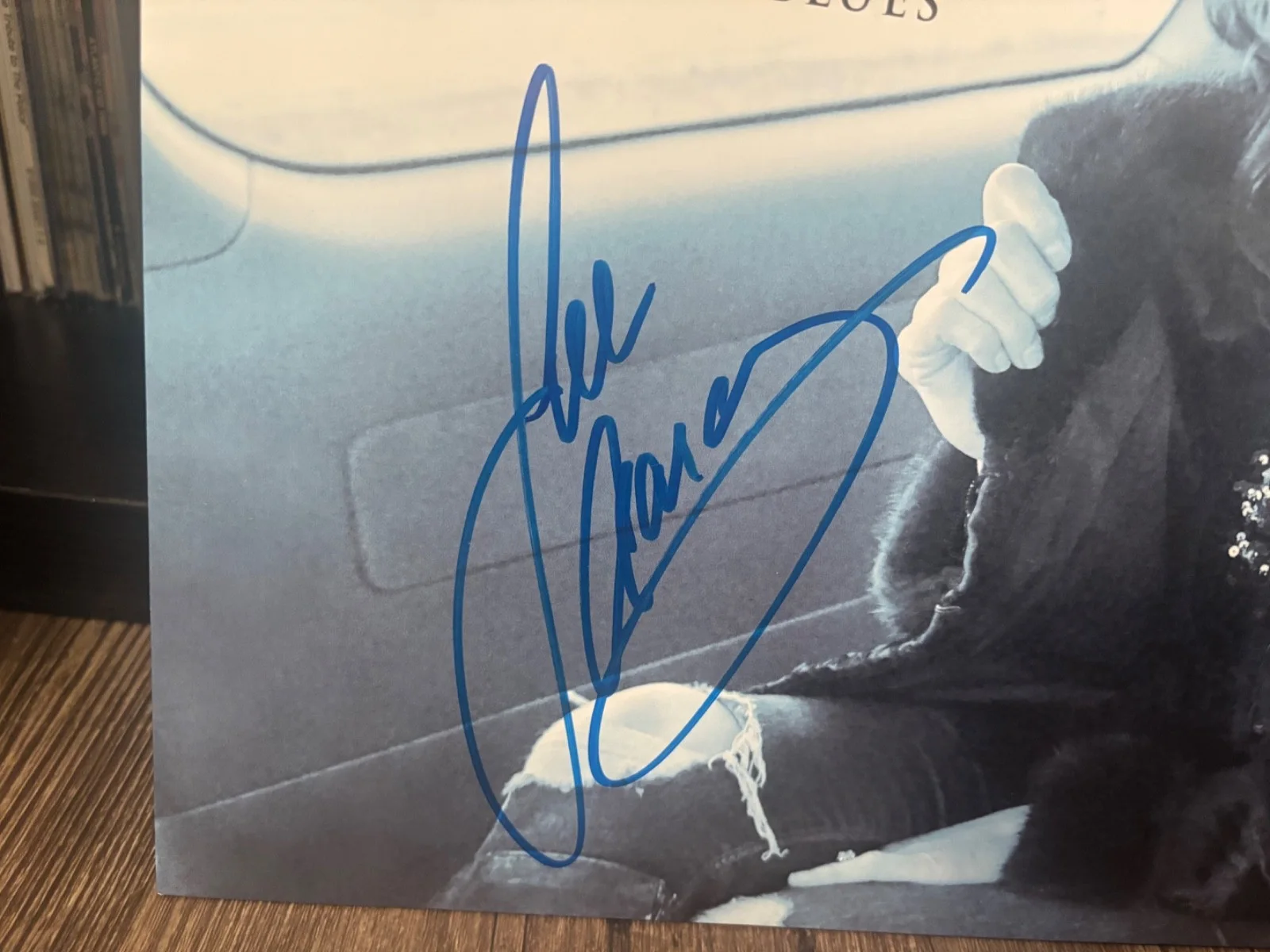 LEE AARON SIGNED AUTOGRAPHED BLUE LP VINYL DIAMOND BABY BLUES RARE METAL QUEEN, изображение 2