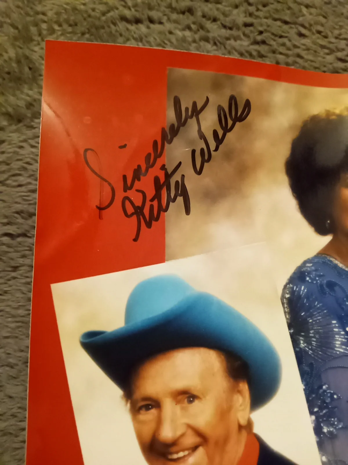 Kitty Wells & Bobby Wright Autographed 8x10 Photo. Plus Extra Photos., image 2