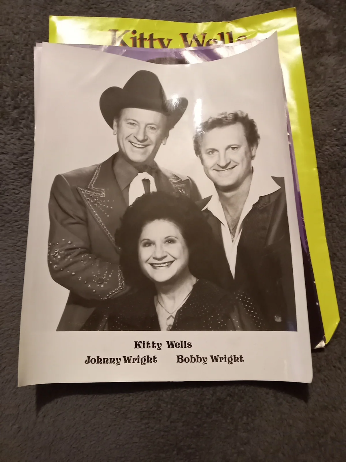 Kitty Wells & Bobby Wright Autographed 8x10 Photo. Plus Extra Photos., image 4
