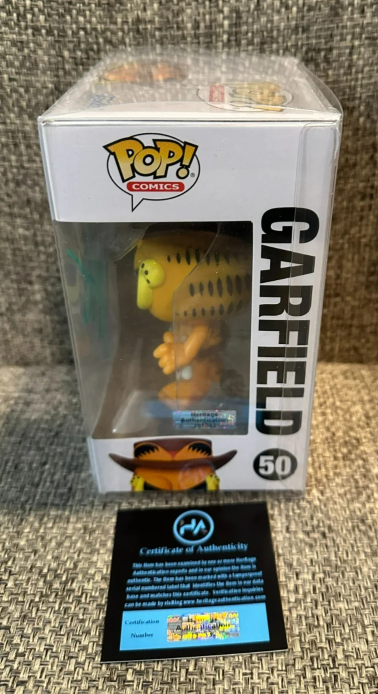 Chris Pratt — CHRIS PRATT Autographed Signed Funko Pop GARFIELD #50, image 2