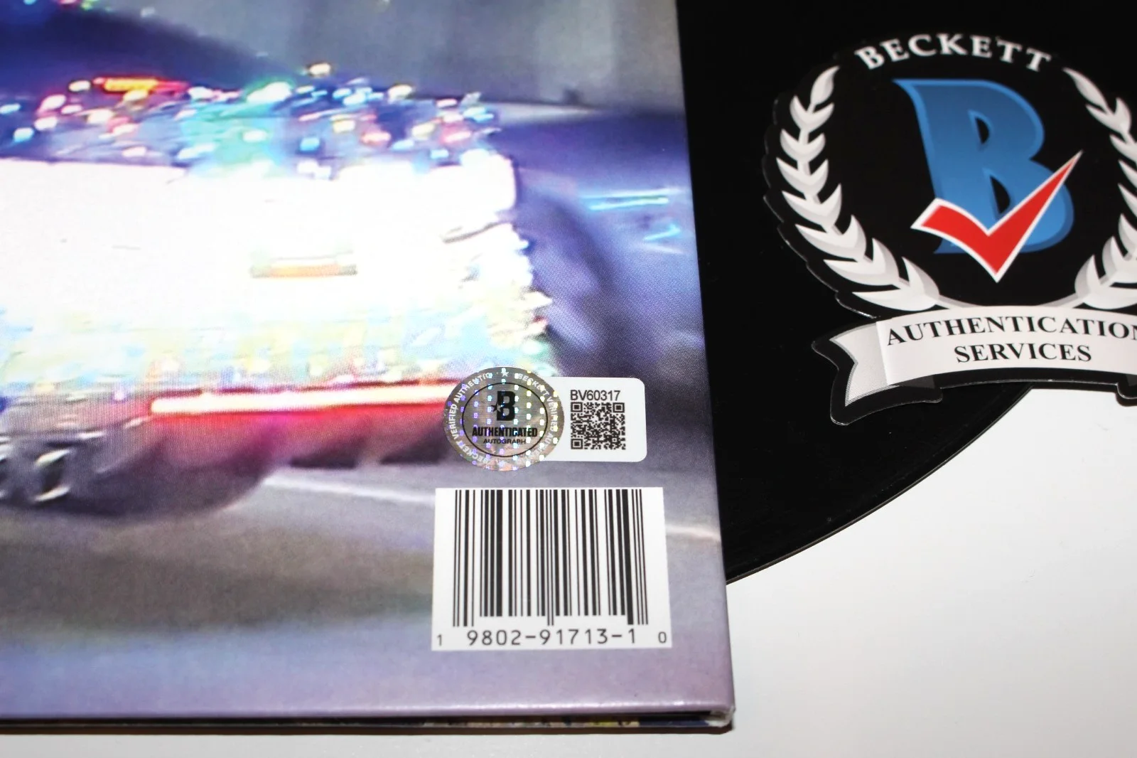 ALEX G SIGNED 'HEADLIGHTS' VINYL ALBUM RECORD LP (SANDY) GIANNASCOLI BECKETT COA, изображение 3