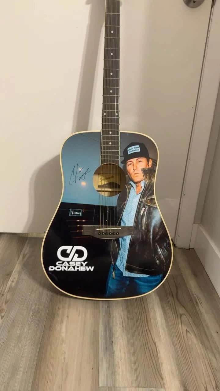 Casey Donahew Guitar Signed, image 2