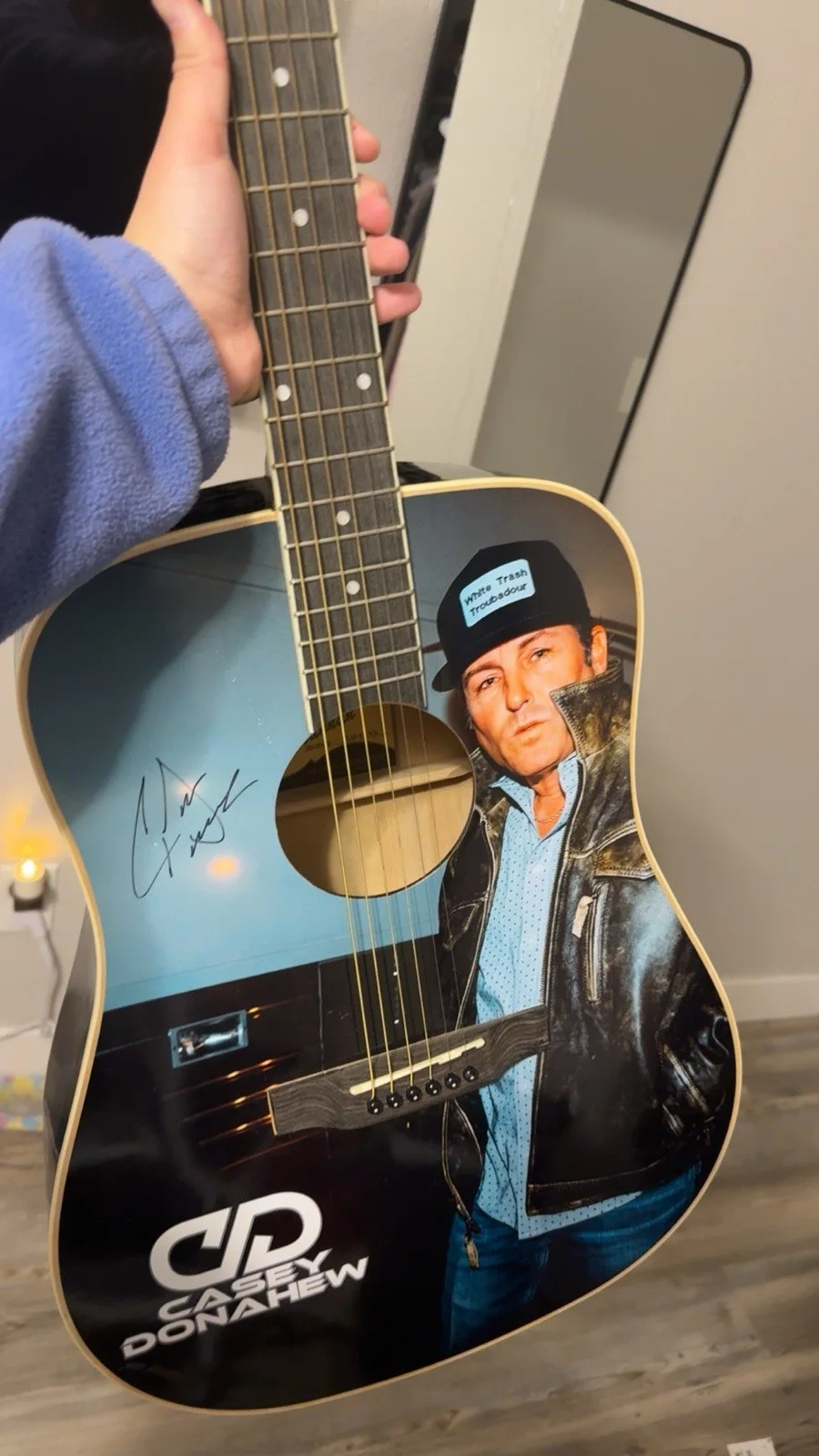 Casey Donahew Guitar Signed, image 4