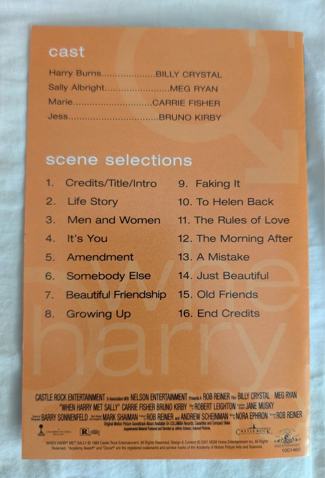 Rob REINER — ROB REINER signed autograph WHEN HARRY MET SALLY dvd insert booklet, image 3