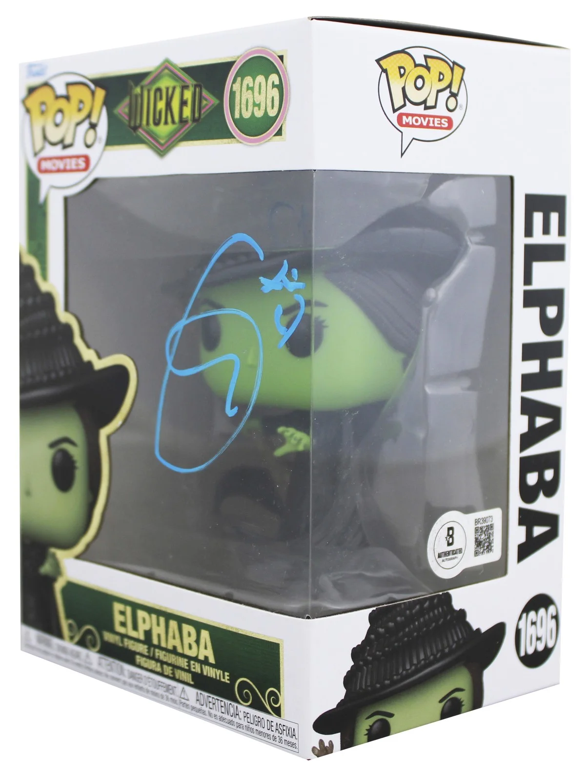 Cynthia Erivo — Cynthia Erivo Wicked Signed Elphaba #1696 Funko Pop Vinyl Figure BAS #BR39073, изображение 2