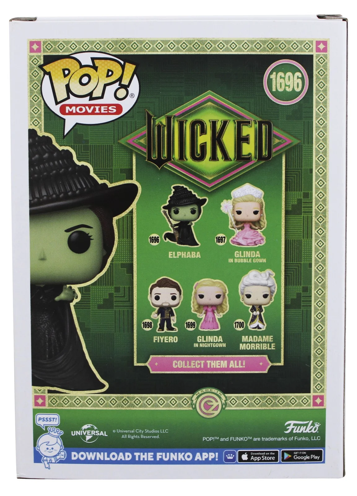 Cynthia Erivo — Cynthia Erivo Wicked Signed Elphaba #1696 Funko Pop Vinyl Figure BAS #BR39073, изображение 4