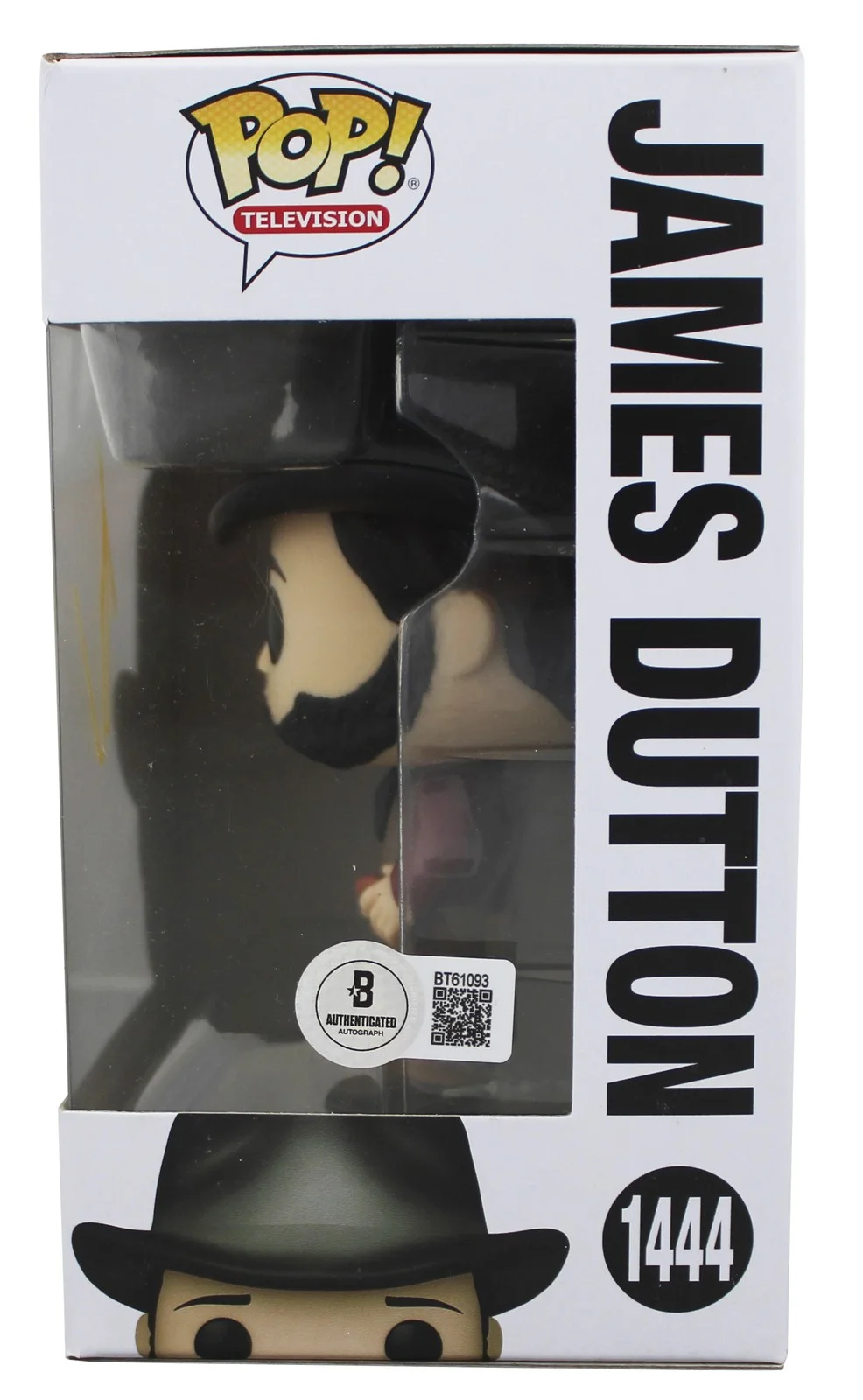 Tim McGraw — Tim McGraw 1883 Signed James Dutton #1444 Funko Pop Vinyl Figure BAS #BT61093, image 3