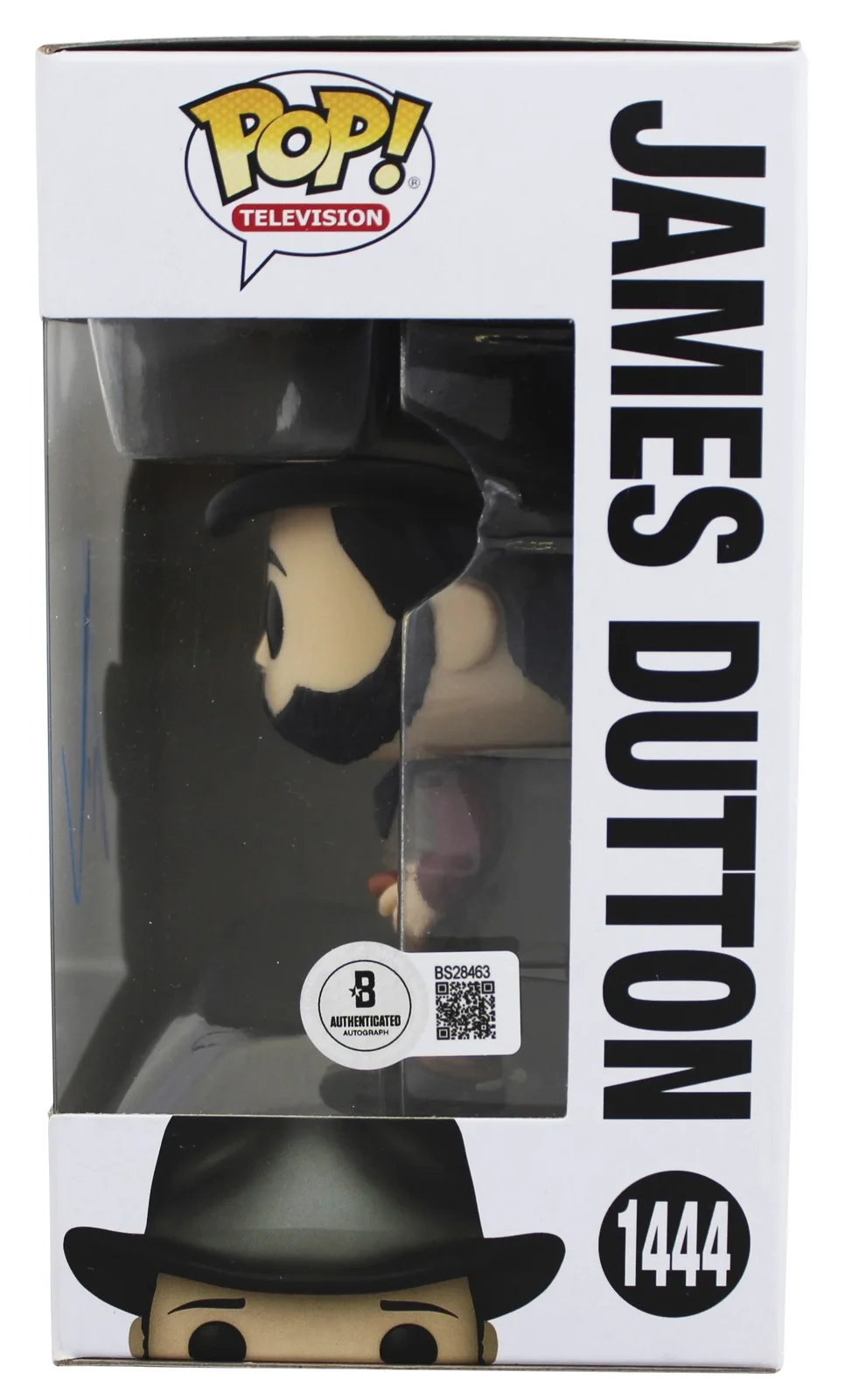 Tim McGraw — Tim McGraw 1883 Signed James Dutton #1444 Funko Pop Vinyl Figure BAS #BS28463, image 3