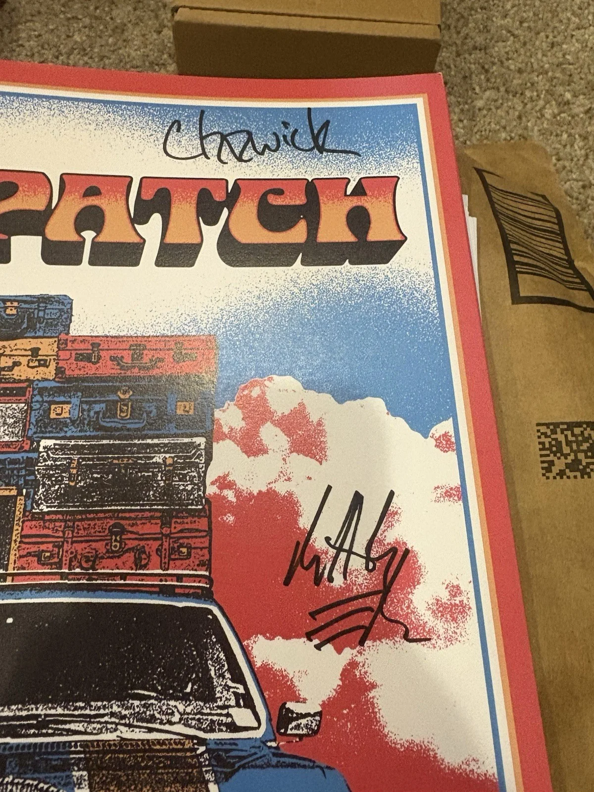 Dispatch — Dispatch Signed Poster Full Band 6 Signatures, image 3