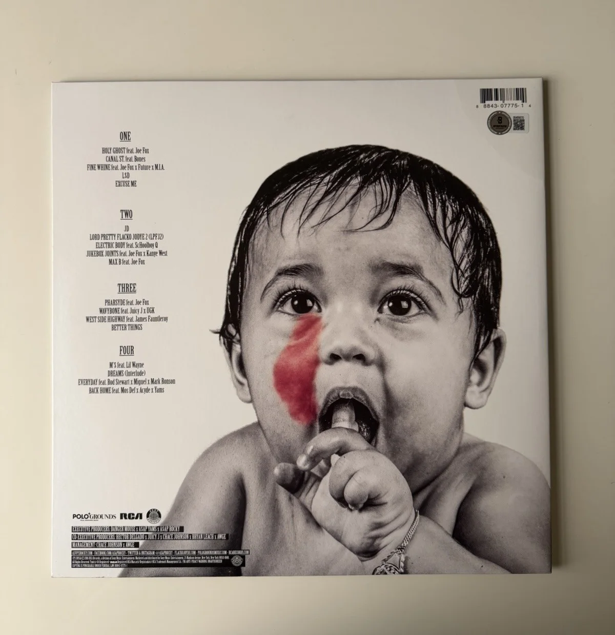 A$AP Rocky Rapper Autographed “AT.LONG.LAST.A$AP” Vinyl Rihanna Beckett, изображение 2