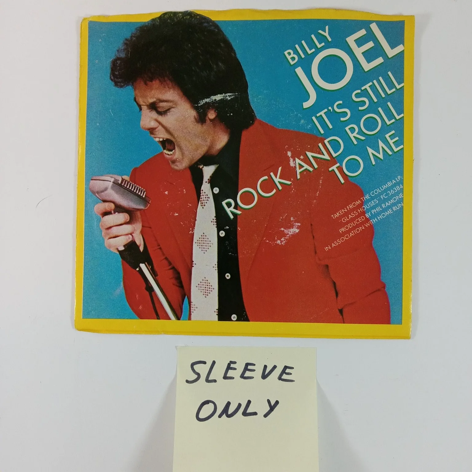 Billy Joel Through The Long Night It's Still Rock And Roll Record Sleeve Only, image 2
