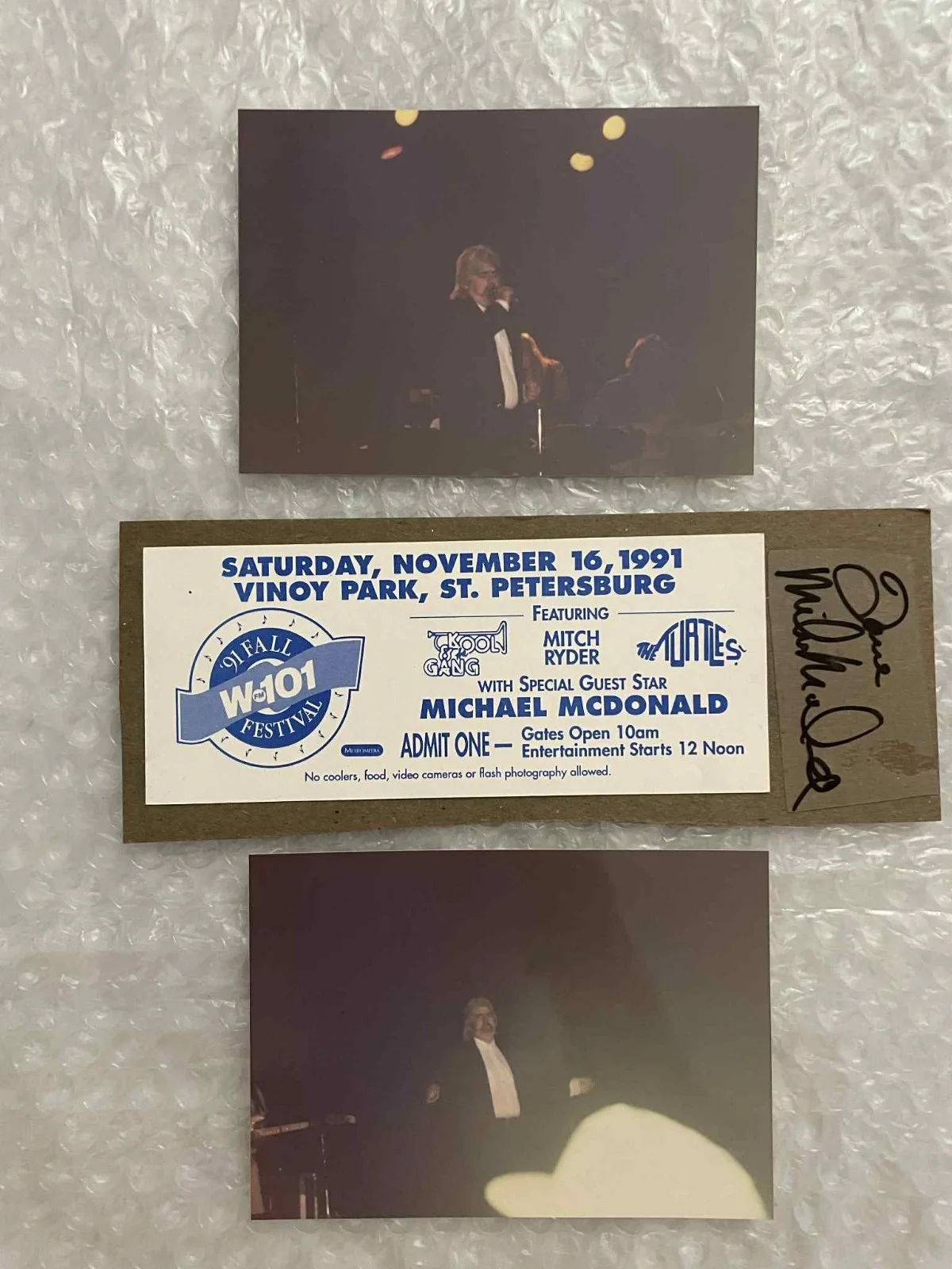 Michael McDonald — Michael McDonald Authentic Signed Autograph, изображение 3