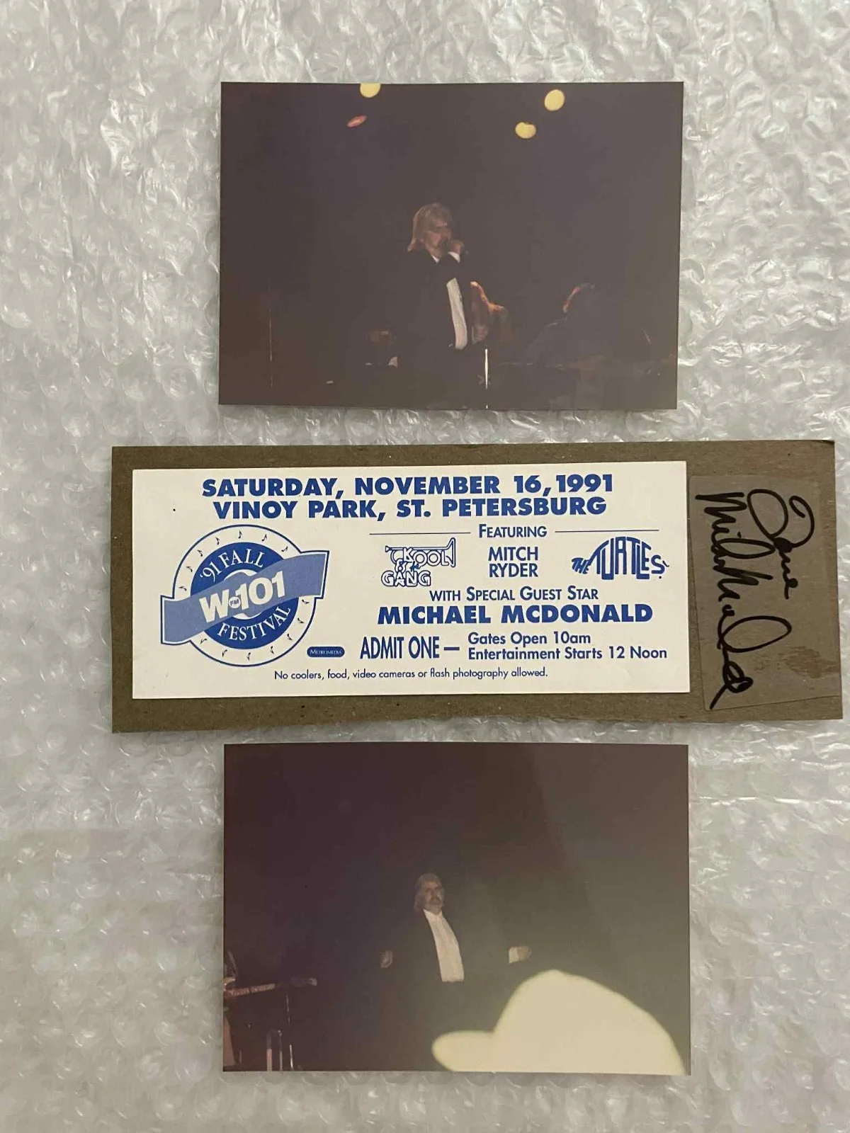 Michael McDonald — Michael McDonald Authentic Signed Autograph, изображение 4