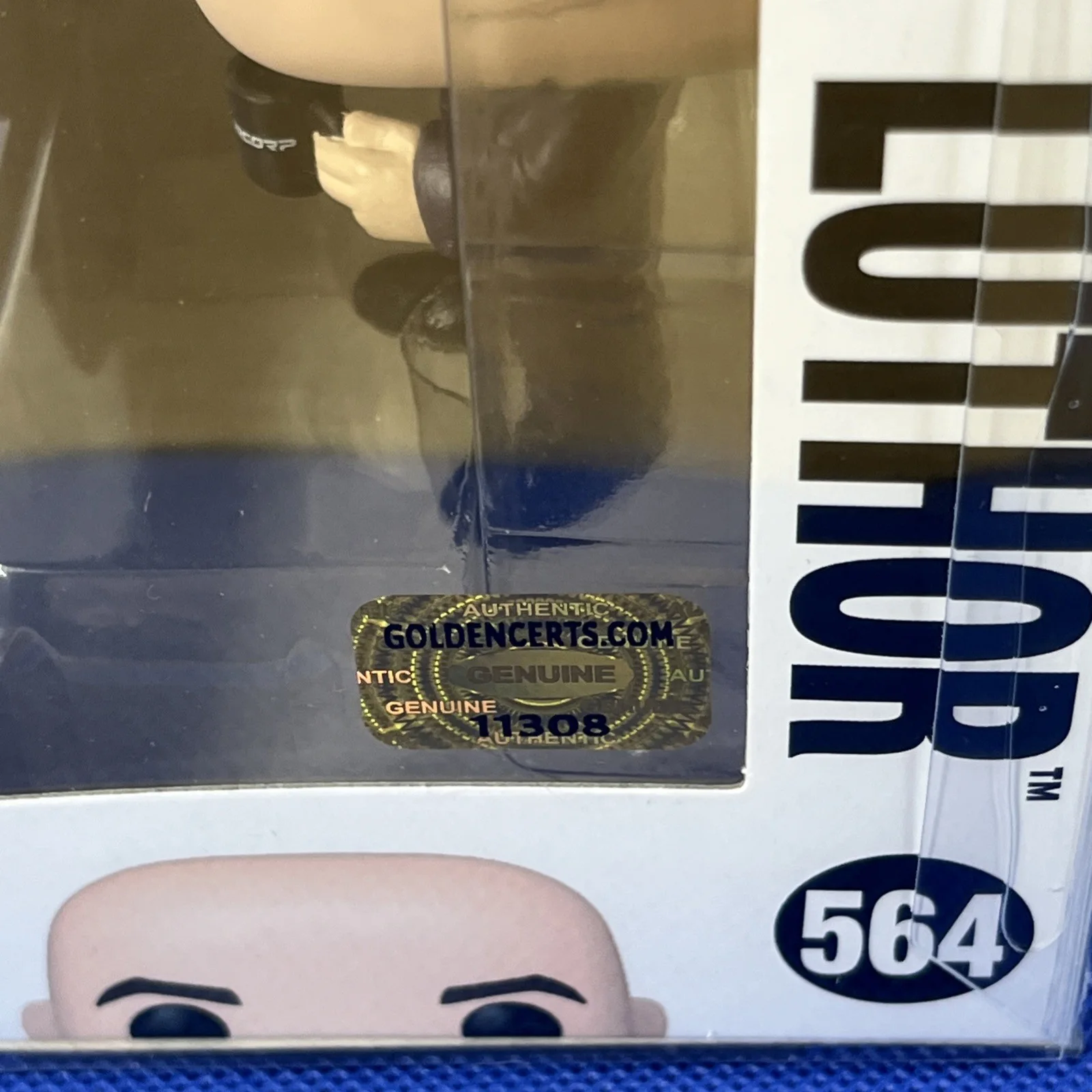 Nicholas Hoult — Nicholas Hoult Signed Funko Pop Lex Luthor #564 Autographed COA Hologram, image 4