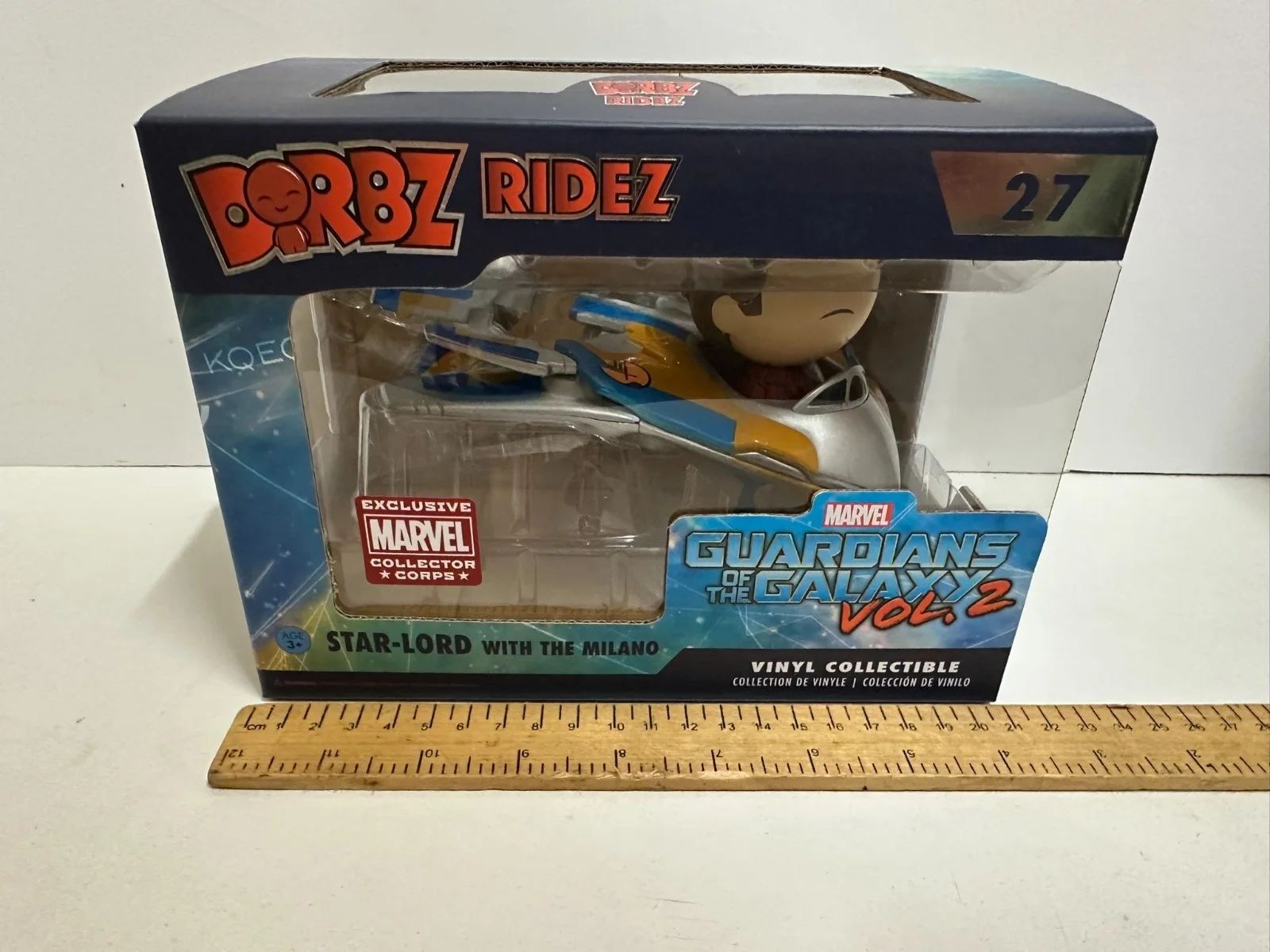 Funko Guardians of the Galaxy Vol 2 Star Lord With Milano Vinyl Borbz Ridez 27, изображение 2