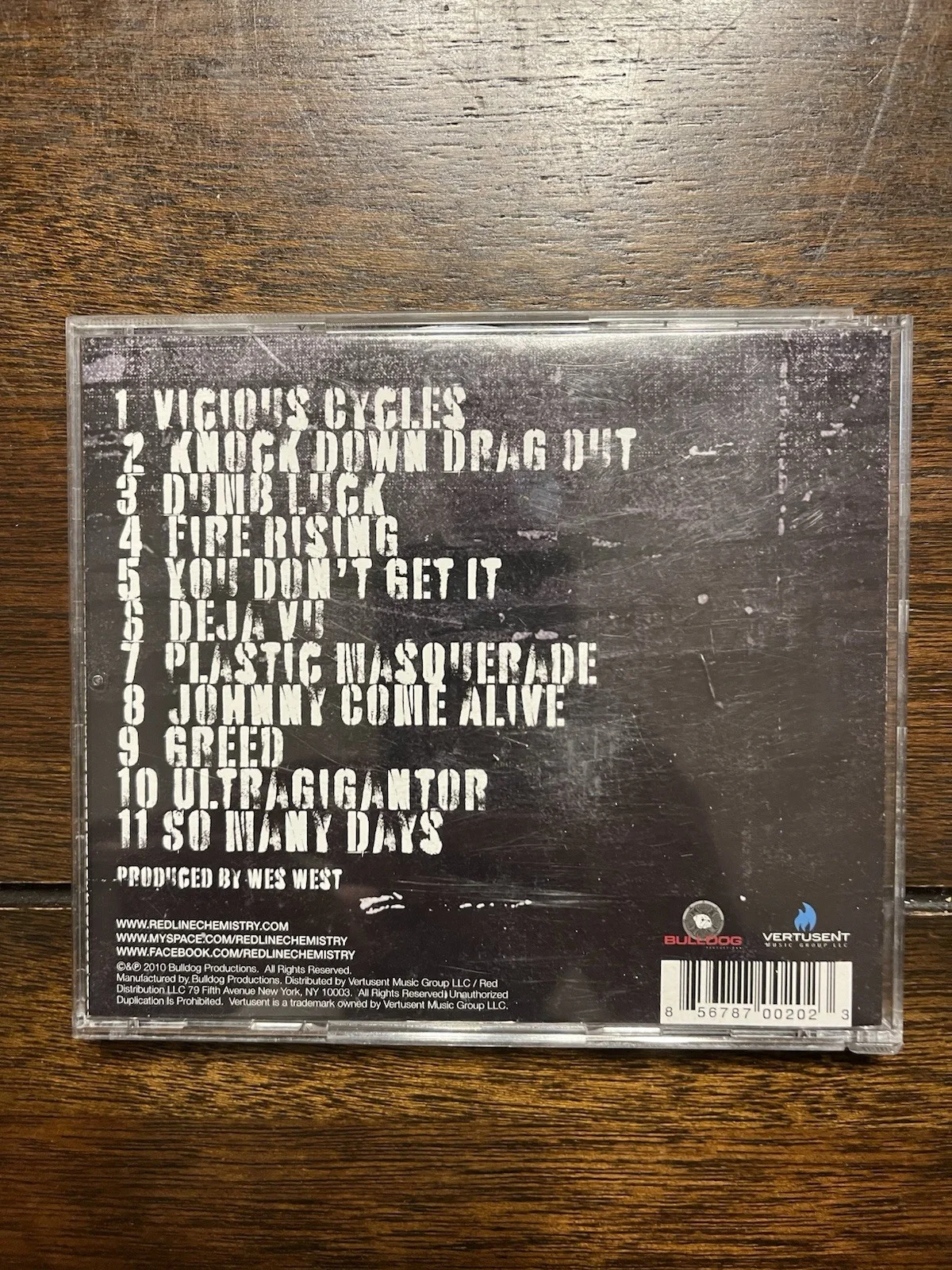 Red Line Chemistry Dying For A Living Signed Autographed CD RARE FREE SHIPPING, изображение 2