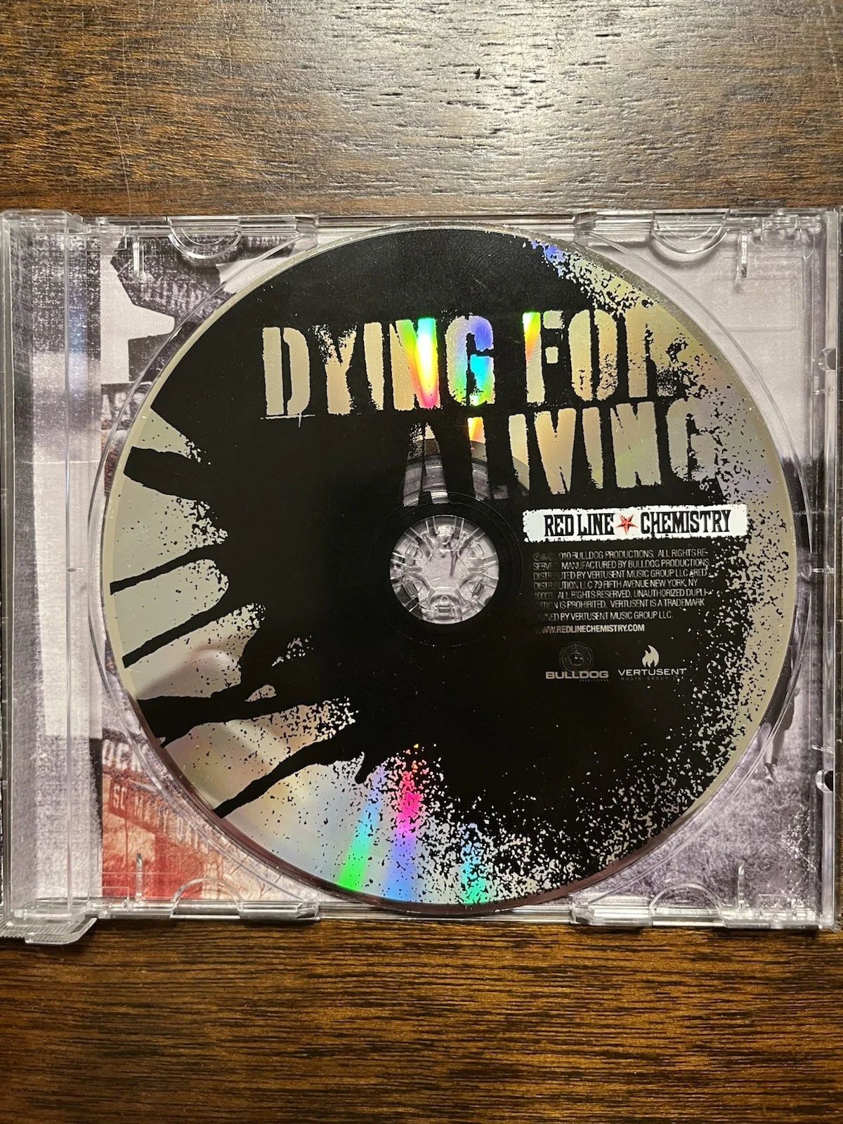 Red Line Chemistry Dying For A Living Signed Autographed CD RARE FREE SHIPPING, изображение 3