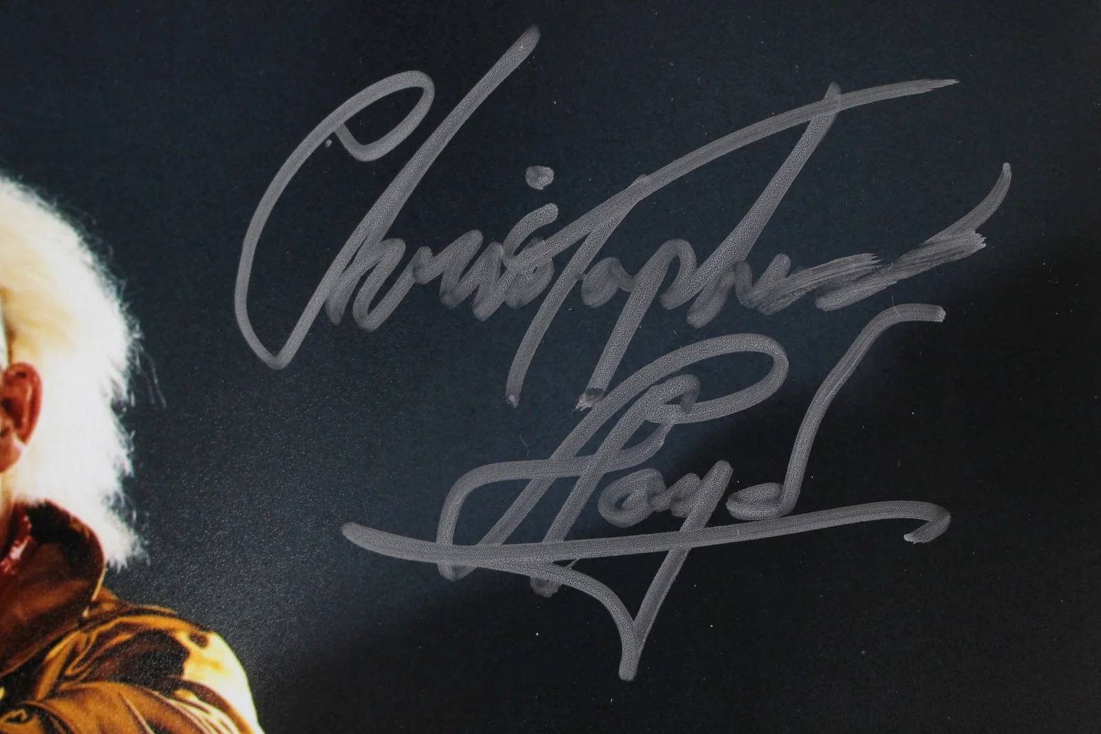 Michael J. Fox Christopher Lloyd — Michael J Fox Christopher Lloyd Autographed Back to the Future 16x20 BAS W 53705, image 3