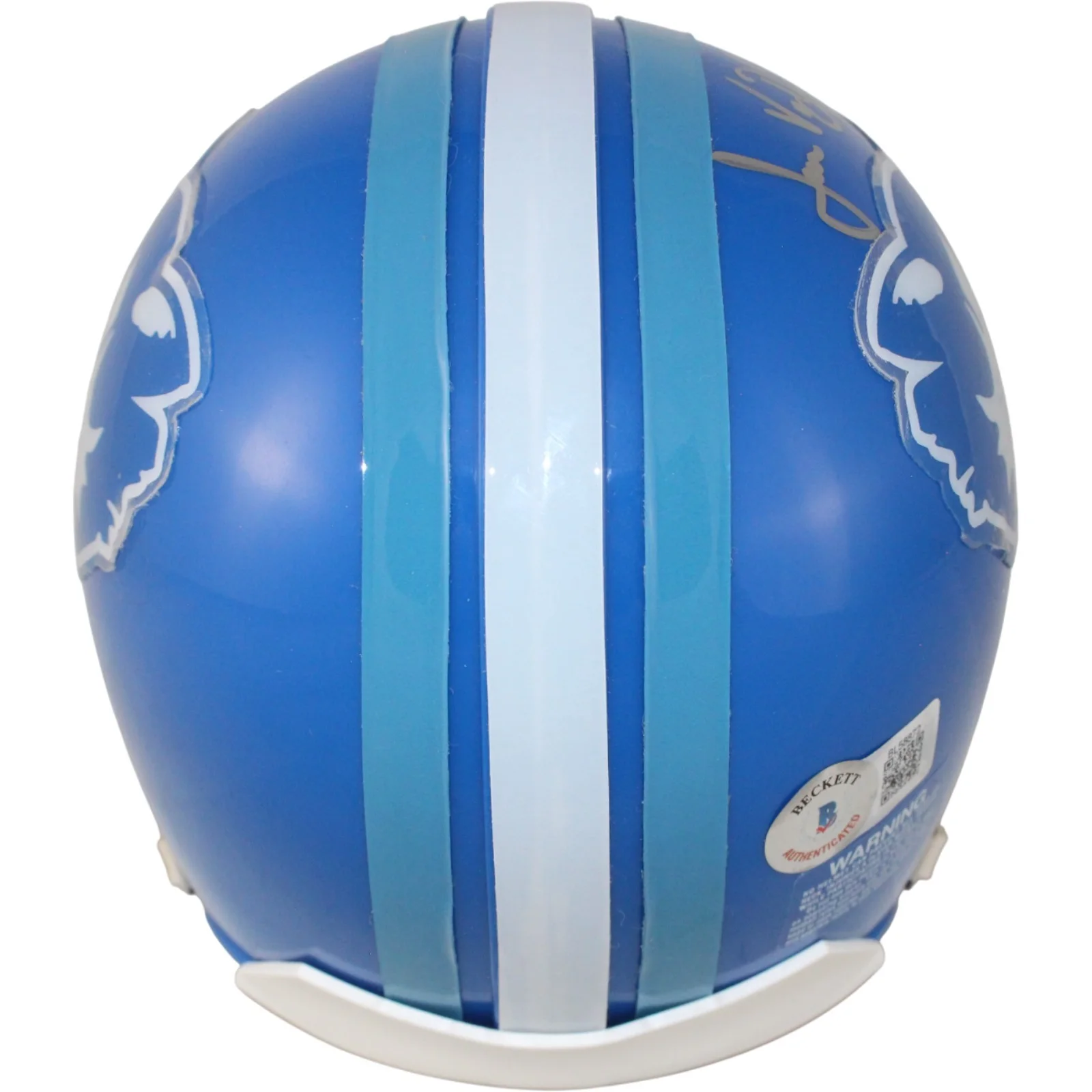 James Van Der Beek Autographed Varsity Blues Mini Helmet MOX Beckett 53701, изображение 3