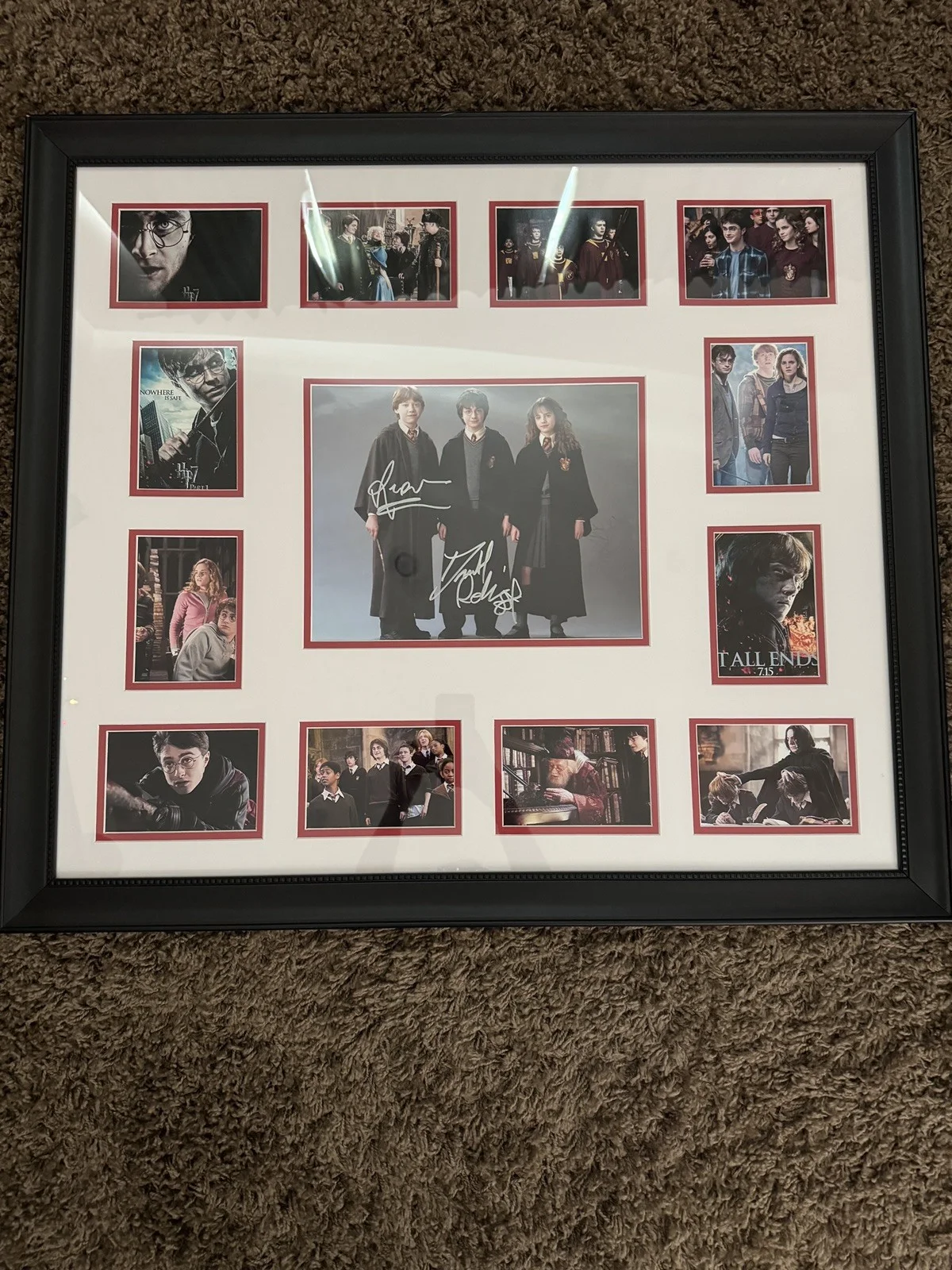 Harry Potter SIGNED Framed poster-Authentic signatures, изображение 3