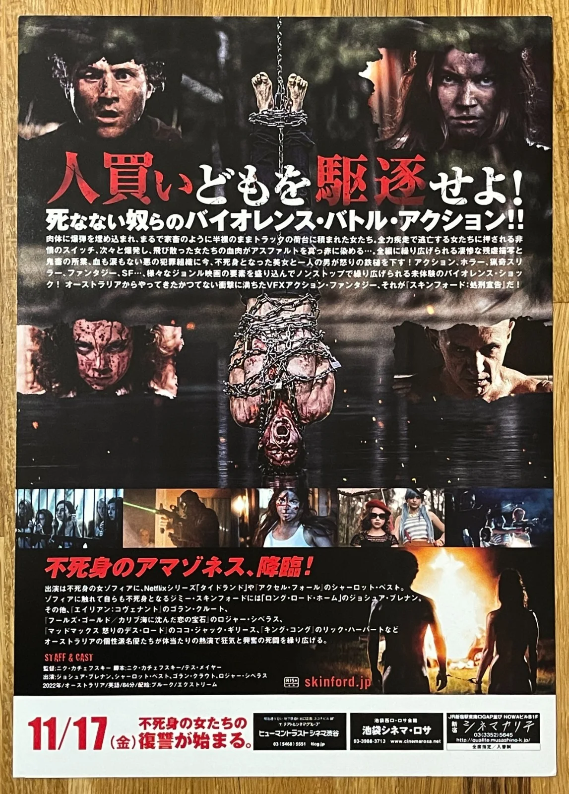 SKINFORD- 2023 japan Chirashi movie flyer mini poster B5 size, image 2