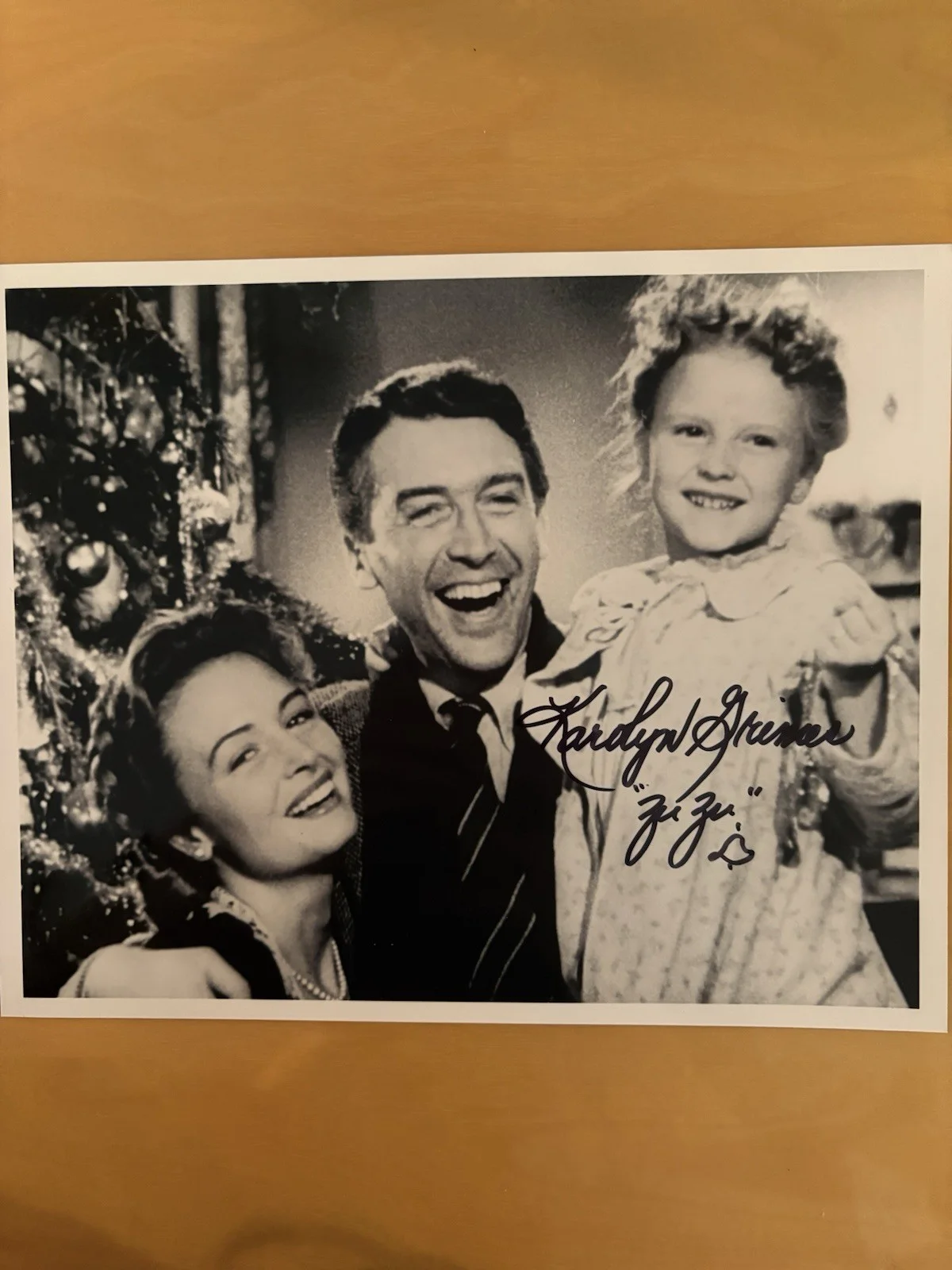 Karolyn Grimes — “It’s a Wonderful Life” Karolyn Grimes Signed 8x10 Photo - COA - ZuZu Inscribed