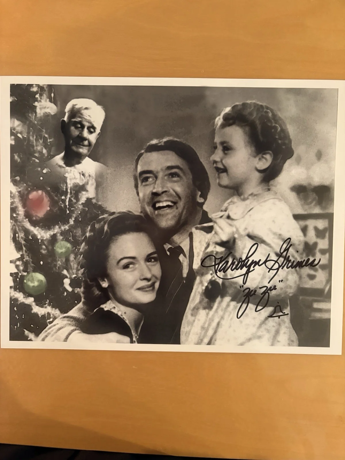 Karolyn Grimes — “It’s a Wonderful Life” Karolyn Grimes Signed 8x10 Photo - COA - ZuZu Inscribed