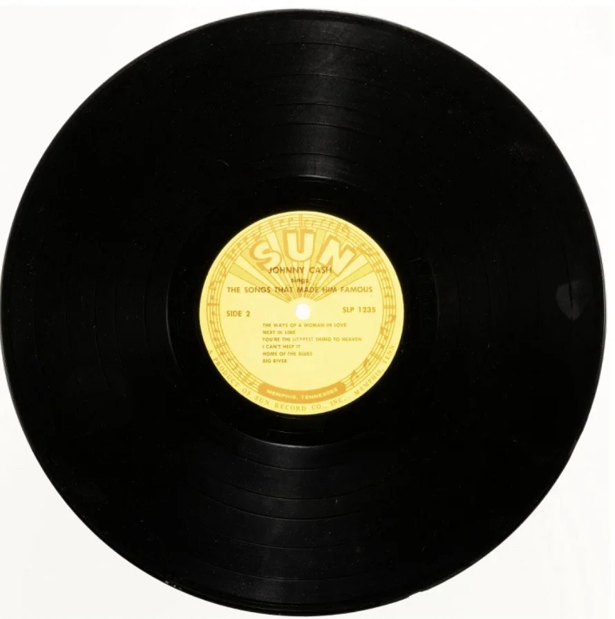 Johnny Cash Signed Autograph Songs That Made Him Famous Album Vinyl Beckett LOA, изображение 4