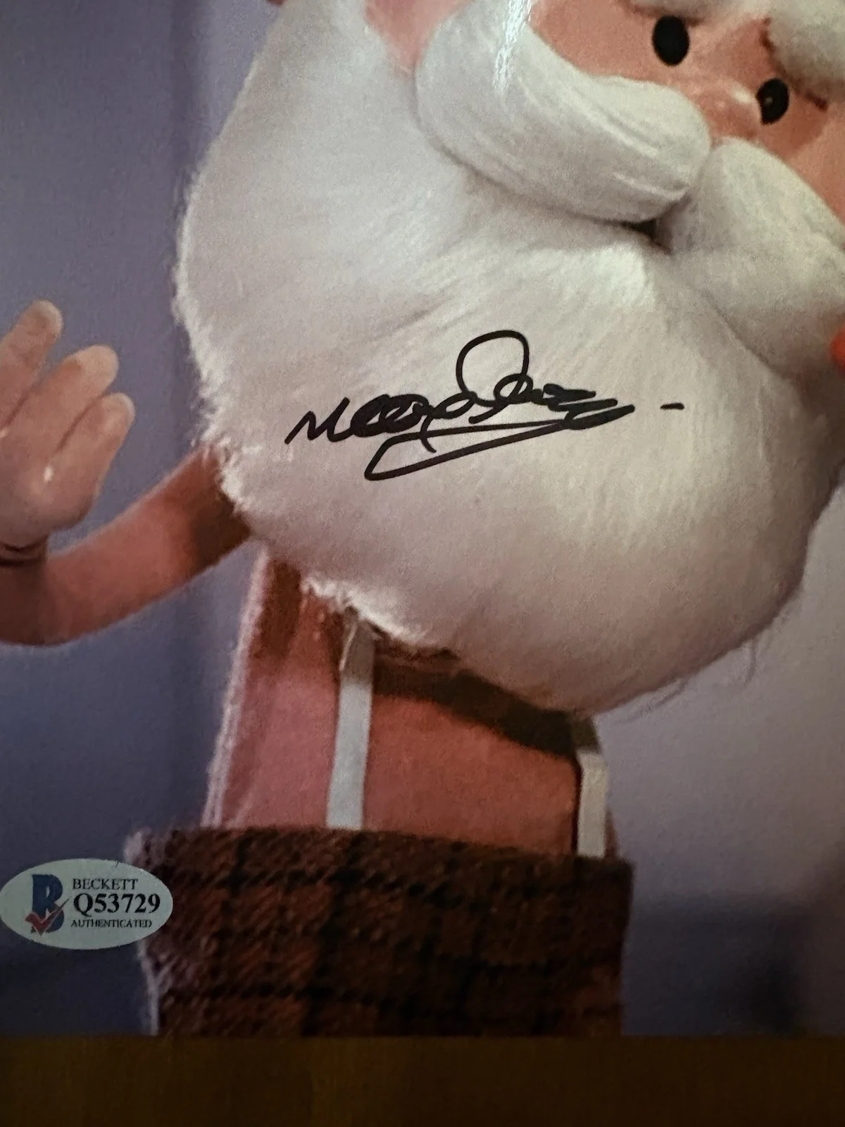 Maury Laws — “Rudolph The Red-Nosed Reindeer” Maury Laws Signed 8x10 Photo - BAS COA-Composer, image 2