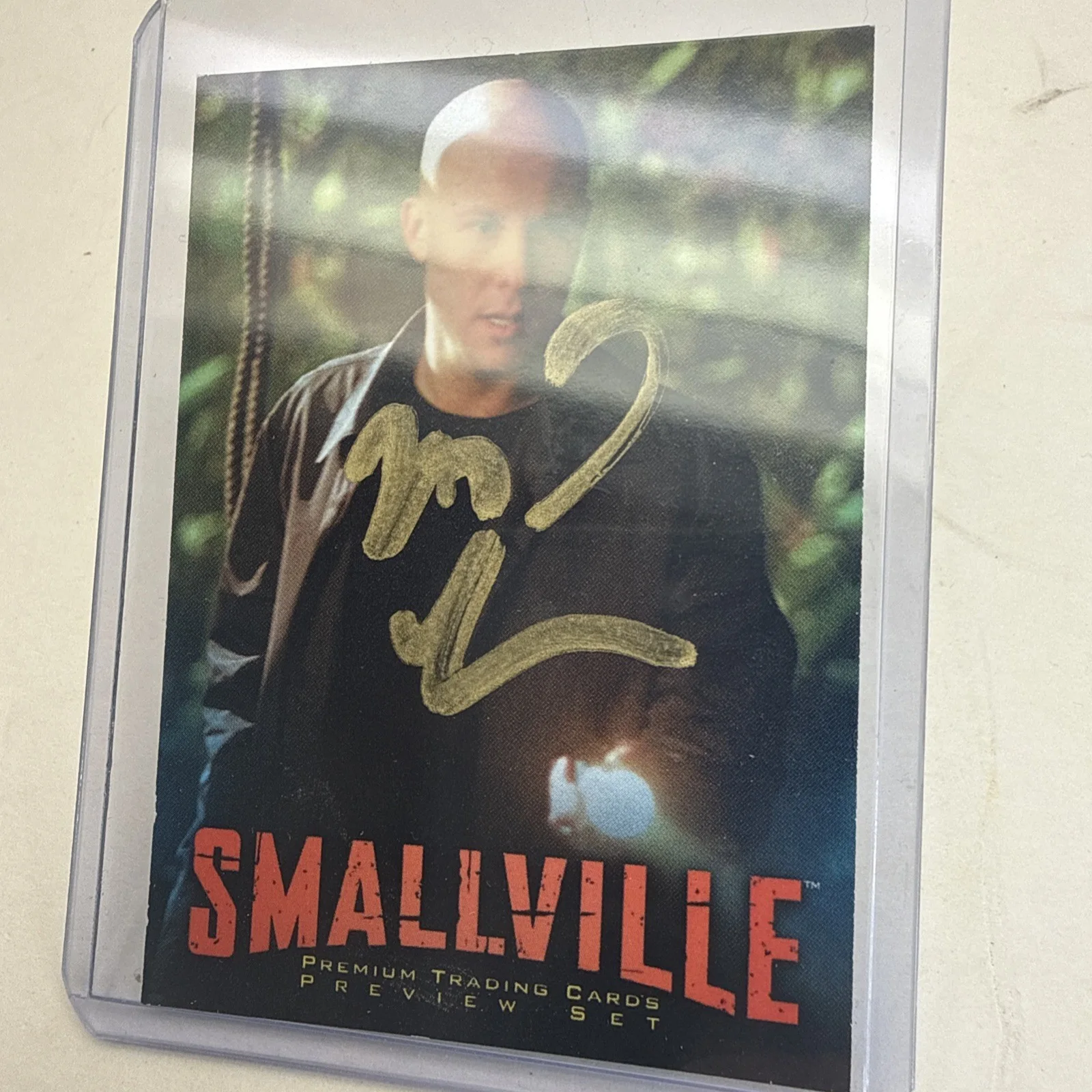 Michael Rosenbaum Signed Autographed Premium Card Photo Smallville Lex Luthor, изображение 2