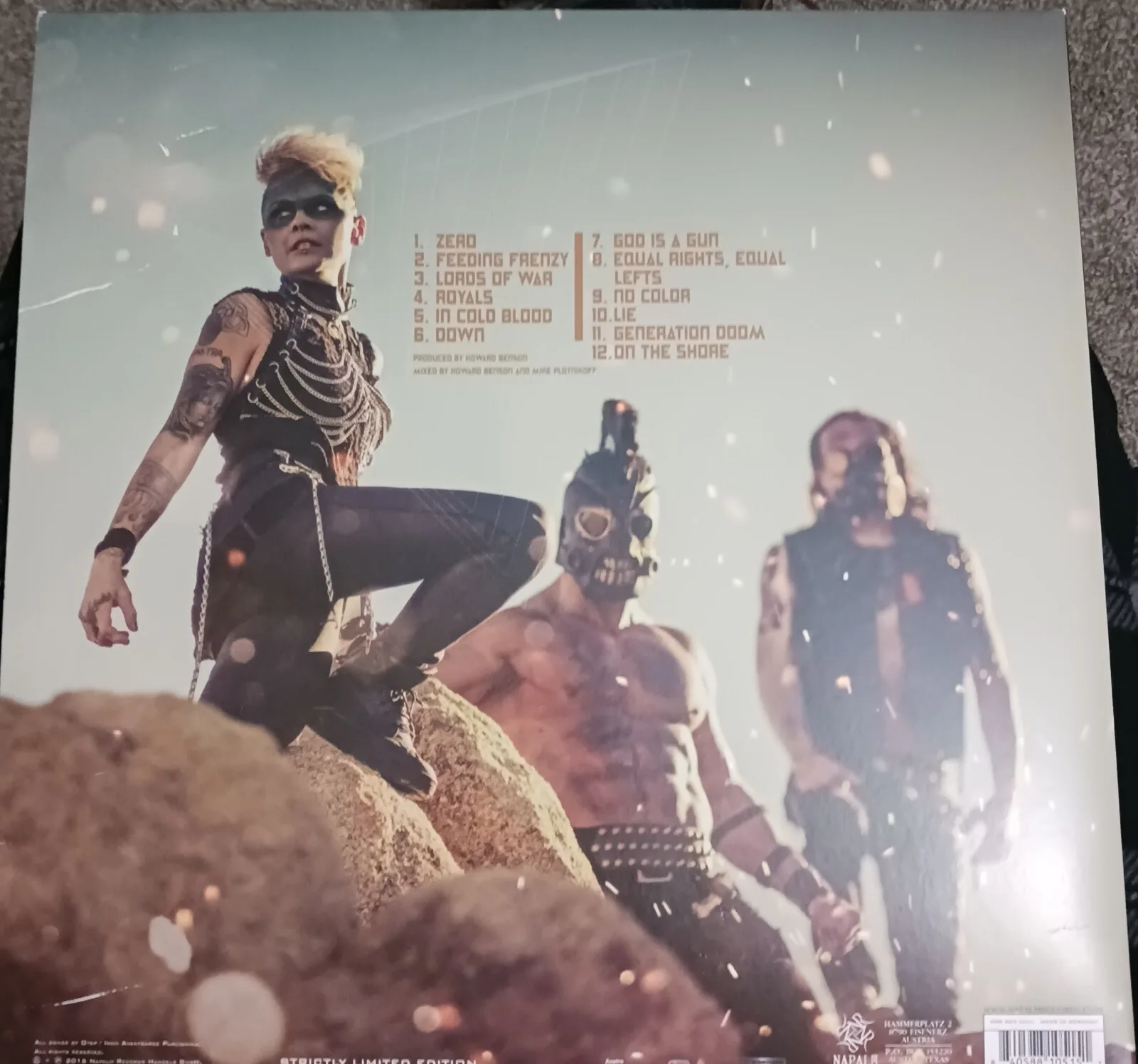 OTEP Generation Doom Autographed Strictly Limited Edition Vinyl Blue Gold..., image 2