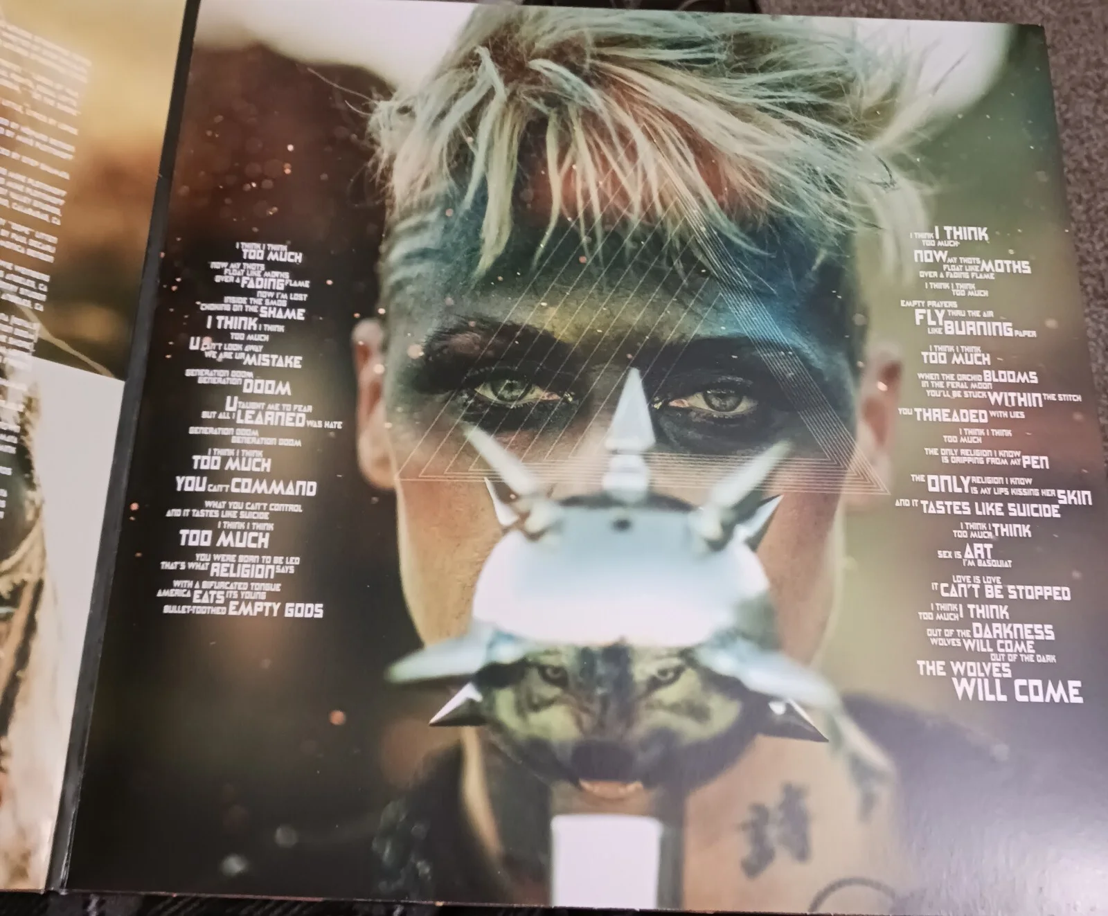 OTEP Generation Doom Autographed Strictly Limited Edition Vinyl Blue Gold..., image 4