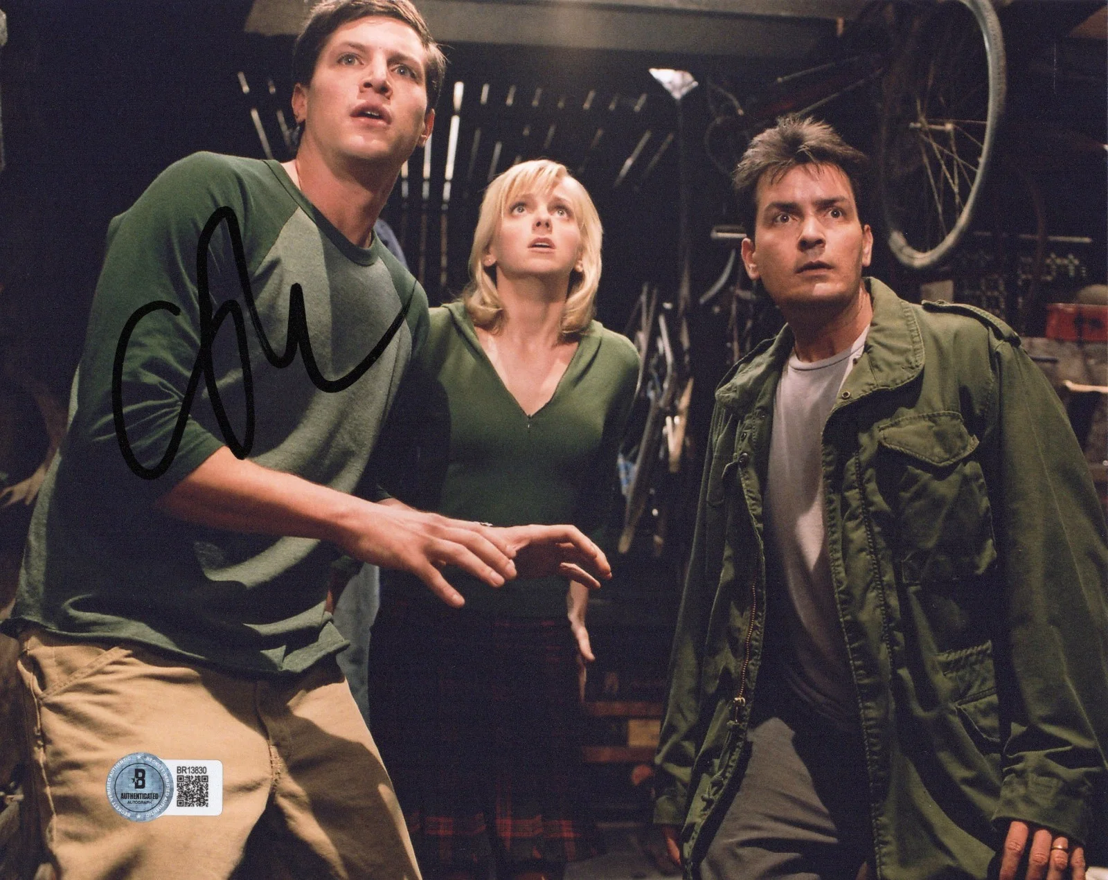 SIMON REX SIGNED 'SCARY MOVIE 3' 8x10 MOVIE PHOTO ACTOR BECKETT BAS COA, изображение 2
