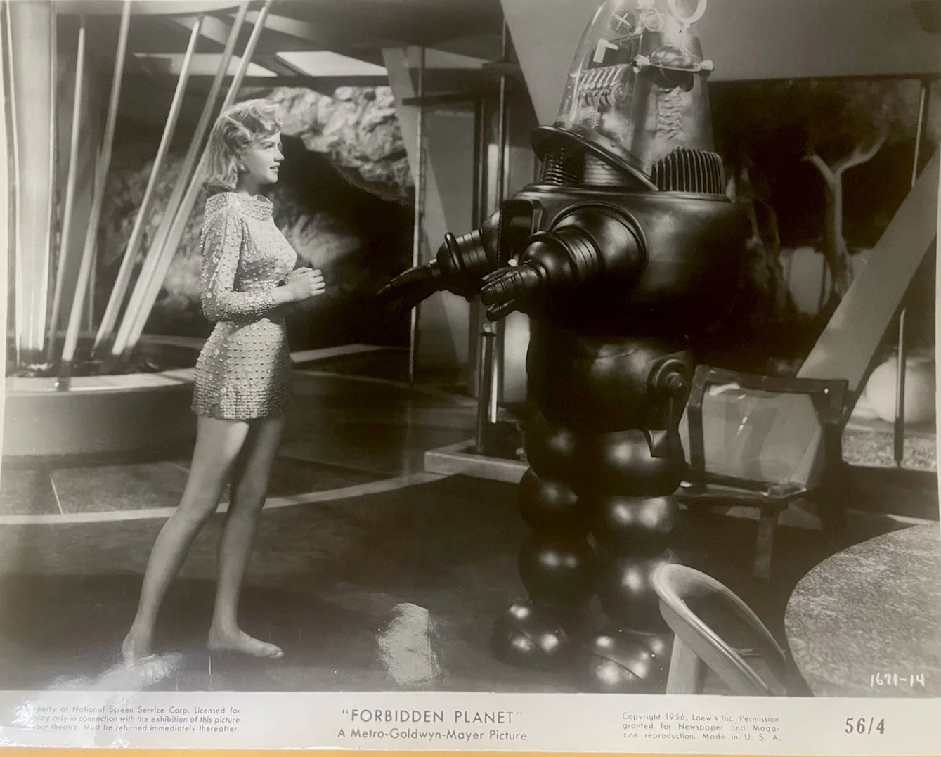 Anne Francis — Anne Francis “Forbidden Planet”Signed Cut W/ Vintage B&W 8x10 Photo PSA Cert, изображение 3