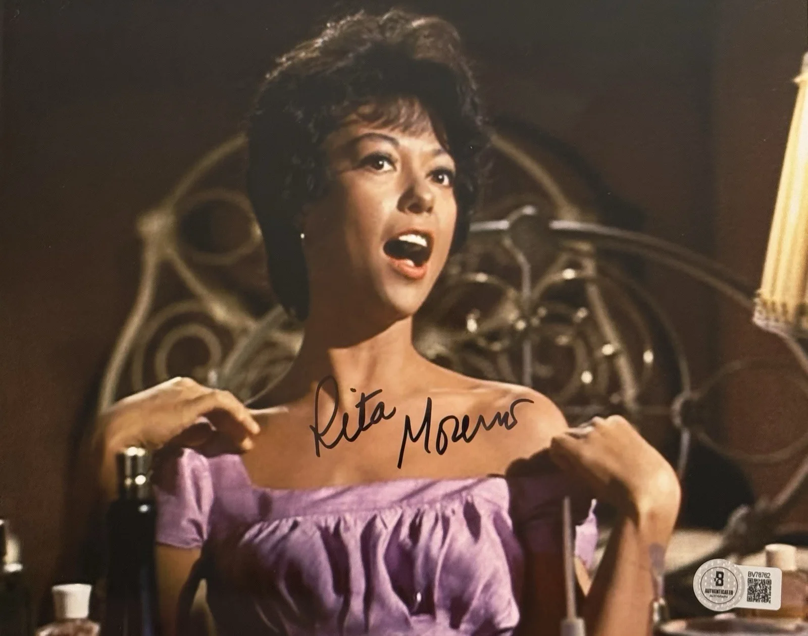 Rita Moreno — Rita Moreno Signed Autographed West Side Story 8x10 Photo Fast X Beckett Coa