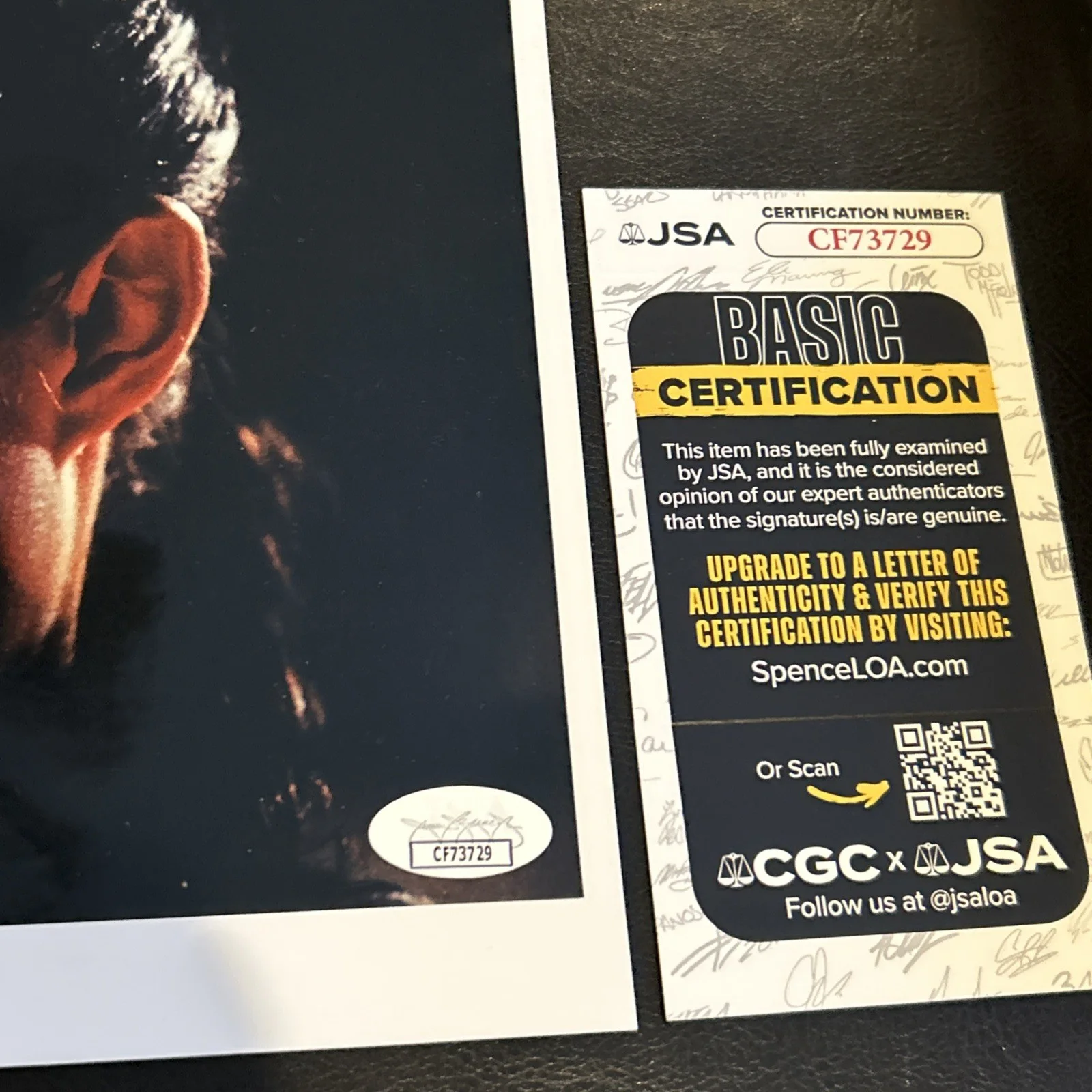 angelina jolie — Angelina Jolie Signed Autograph 8X10 JSA Full Signature Coa Tomb Raider s758, изображение 4