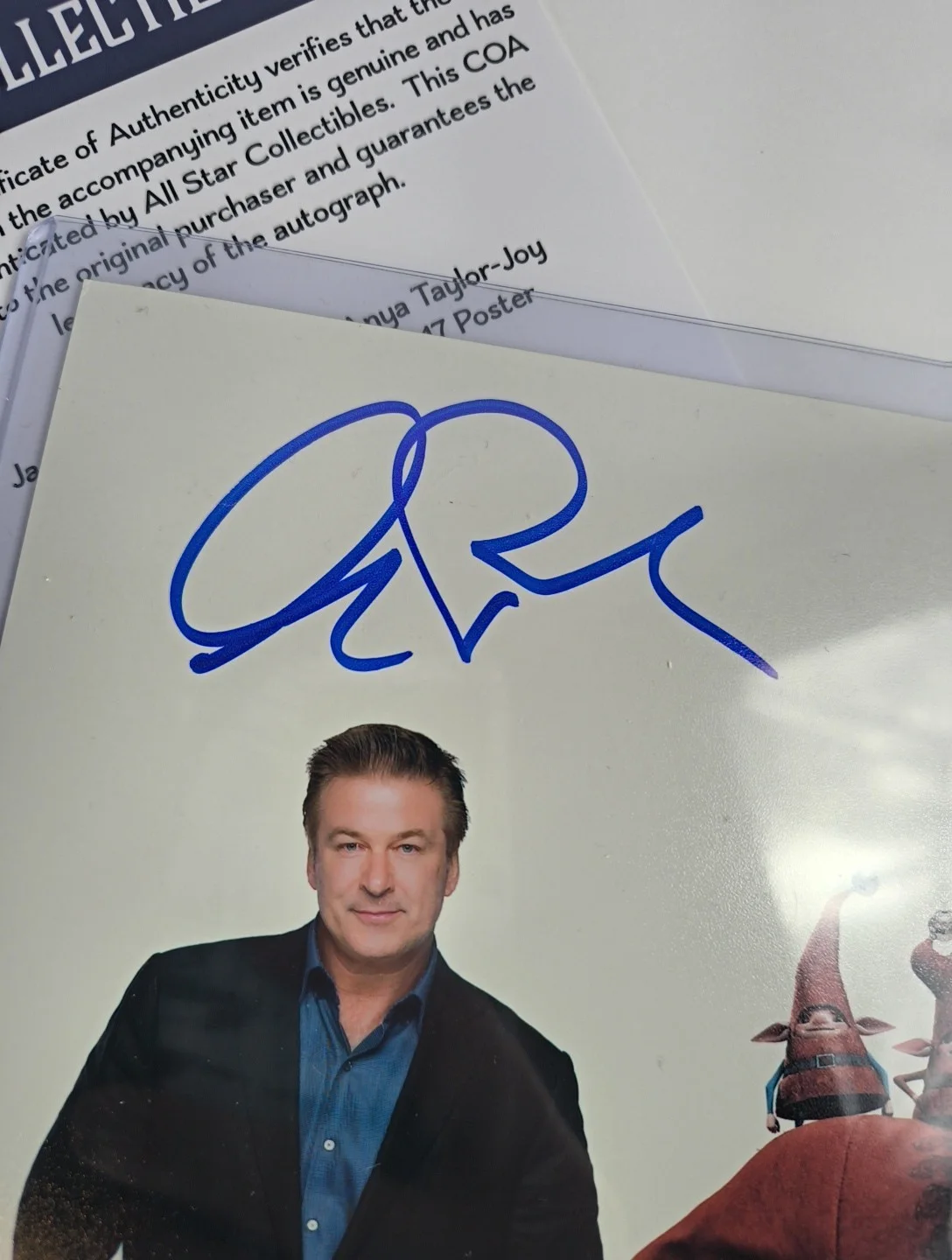 Alec Baldwin Actor Signed/Auto 8x10 Photo JSA Witnessed CoA Authentic, изображение 5