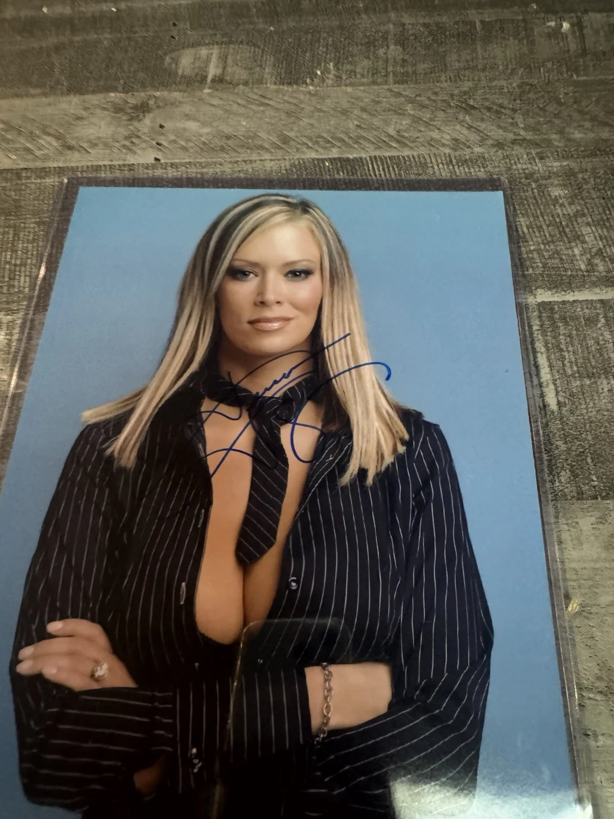 jenna jameson signed photo Todd mueller COA Porn Star, изображение 2