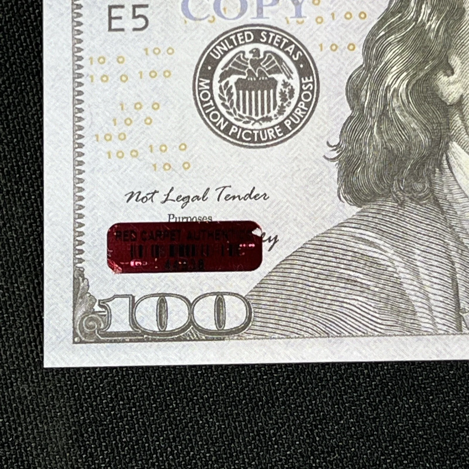 Bill Gates — Bill Gates Signed $100 Movie Prop Bill Microsoft Founder Autographed Holo w/COA, изображение 2