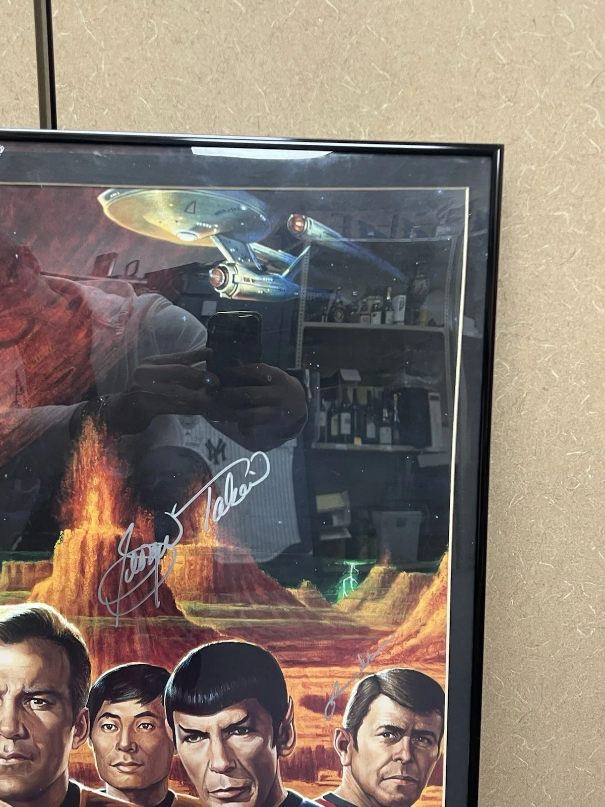 Star Trek The Original Series Cast Signed Poster 334/500 RARE, изображение 4