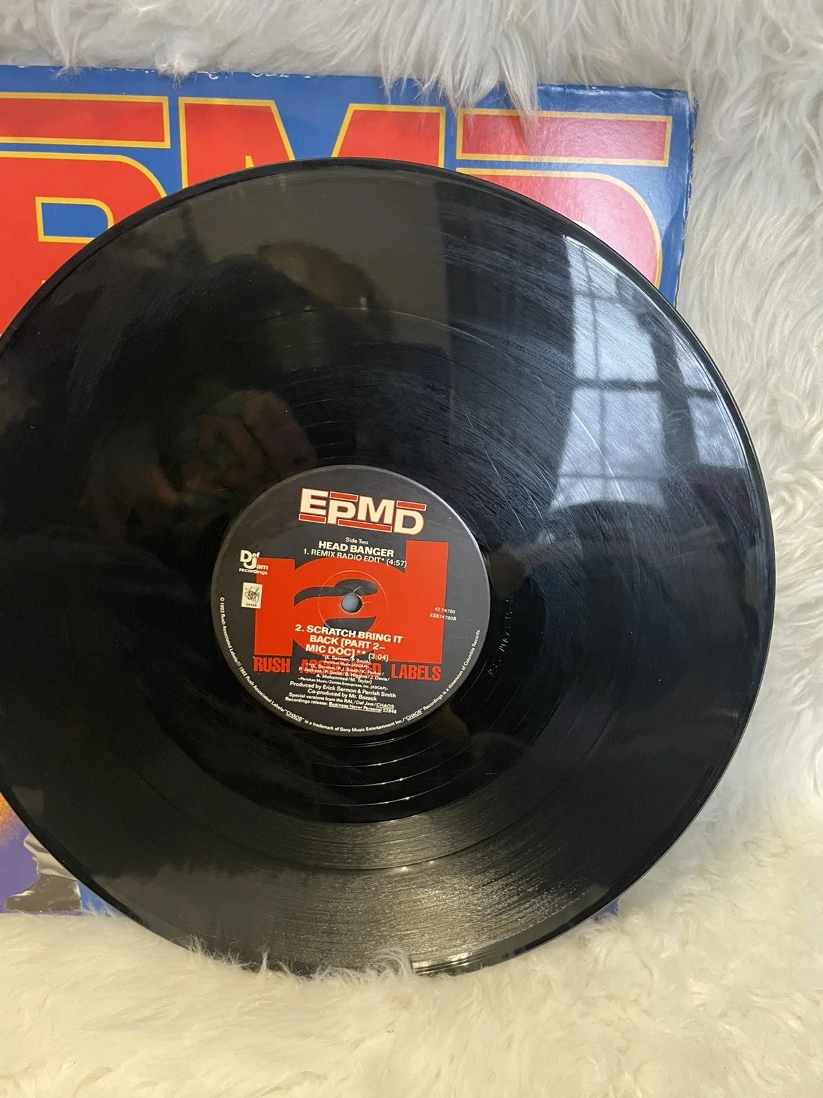 EPMD LP Vinyl Record Cover Rap Hip Hop Erick Sermon Parrish Smith, image 4