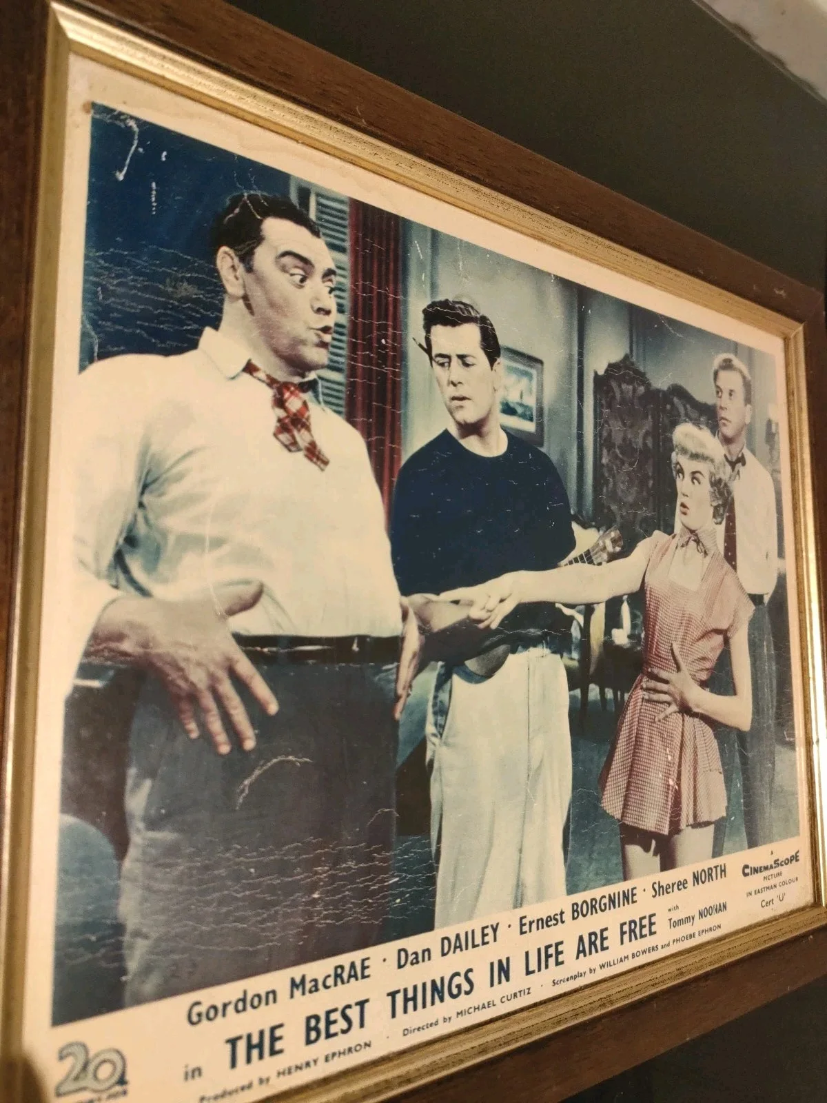 Original Film Cinema Still from The Best Things In Life Are Free Framed in glass, изображение 2
