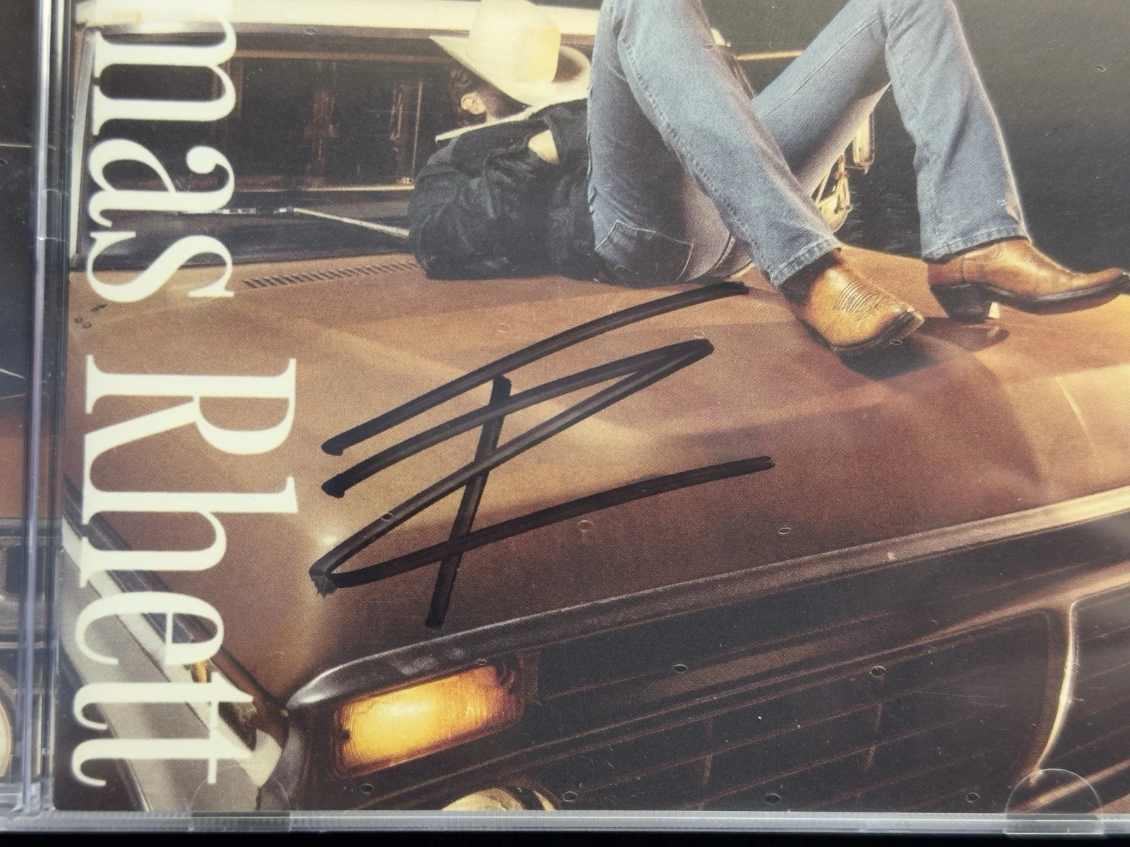 THOMAS RHETT About a Woman Signed Autographed CD 2024 Country Music, изображение 2